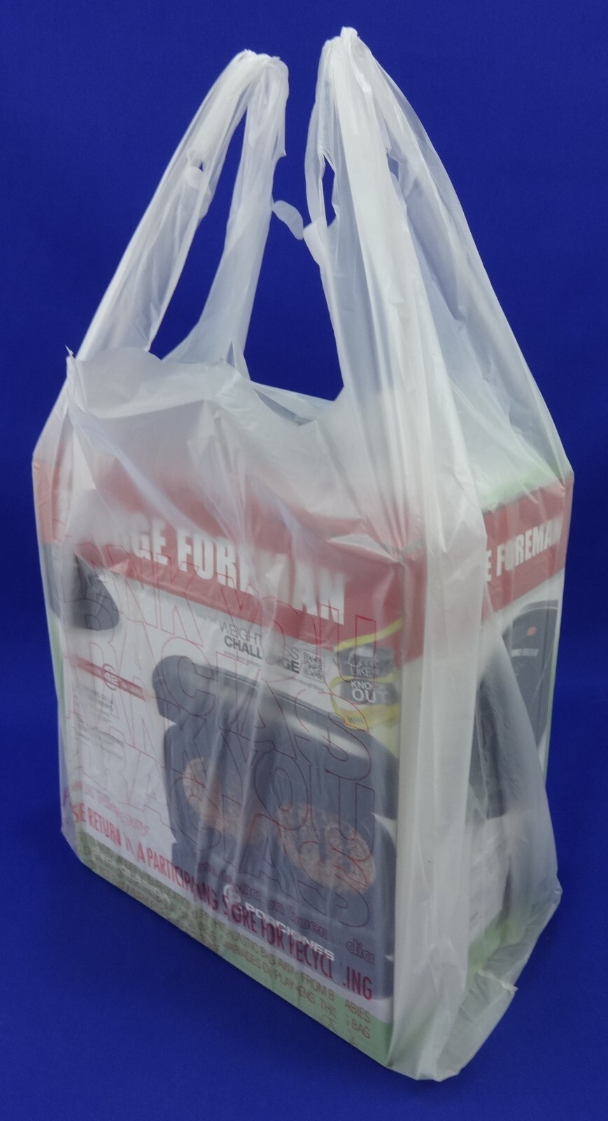THANK YOU GRACIAS Carry-Out Plastic T-Shirt Bags Carry 11.5″ x 6.5″ x 22″