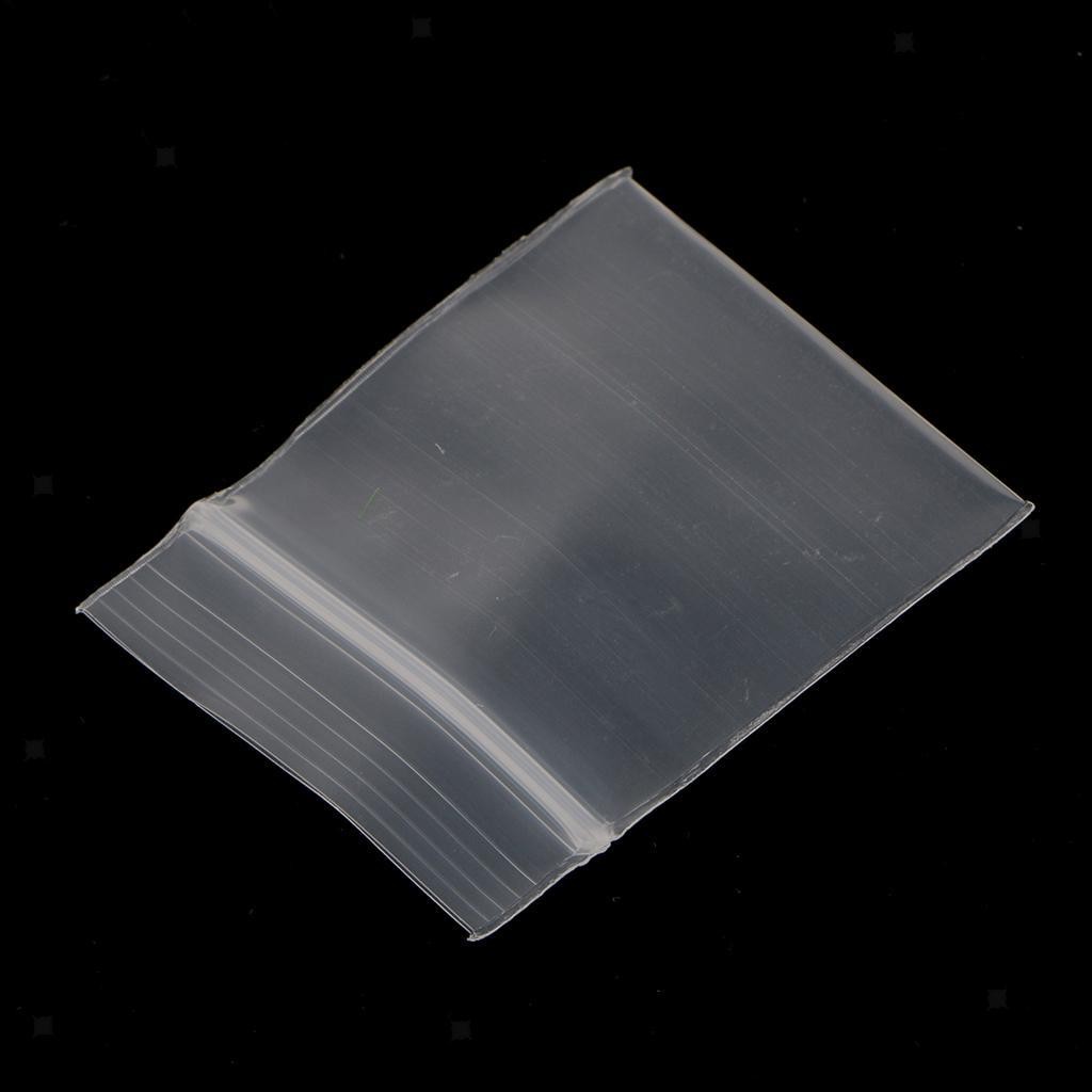 100pcs 1.4″x 1.8″ 4mil Clear Zip Bag Bag Baggies Reclosable