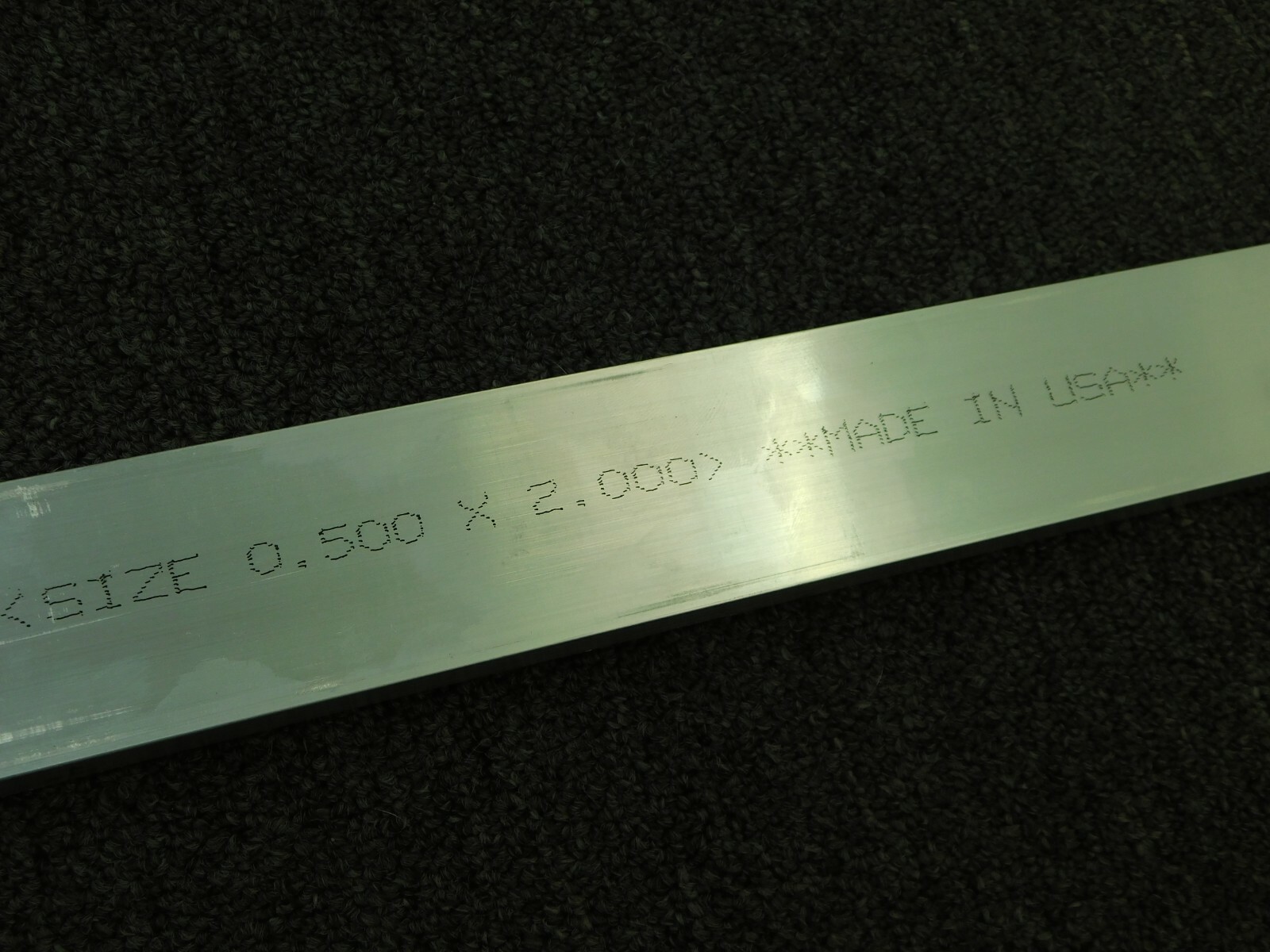 Kaiser Aluminum 72″ x 2″ x .5″ 6061-T6511