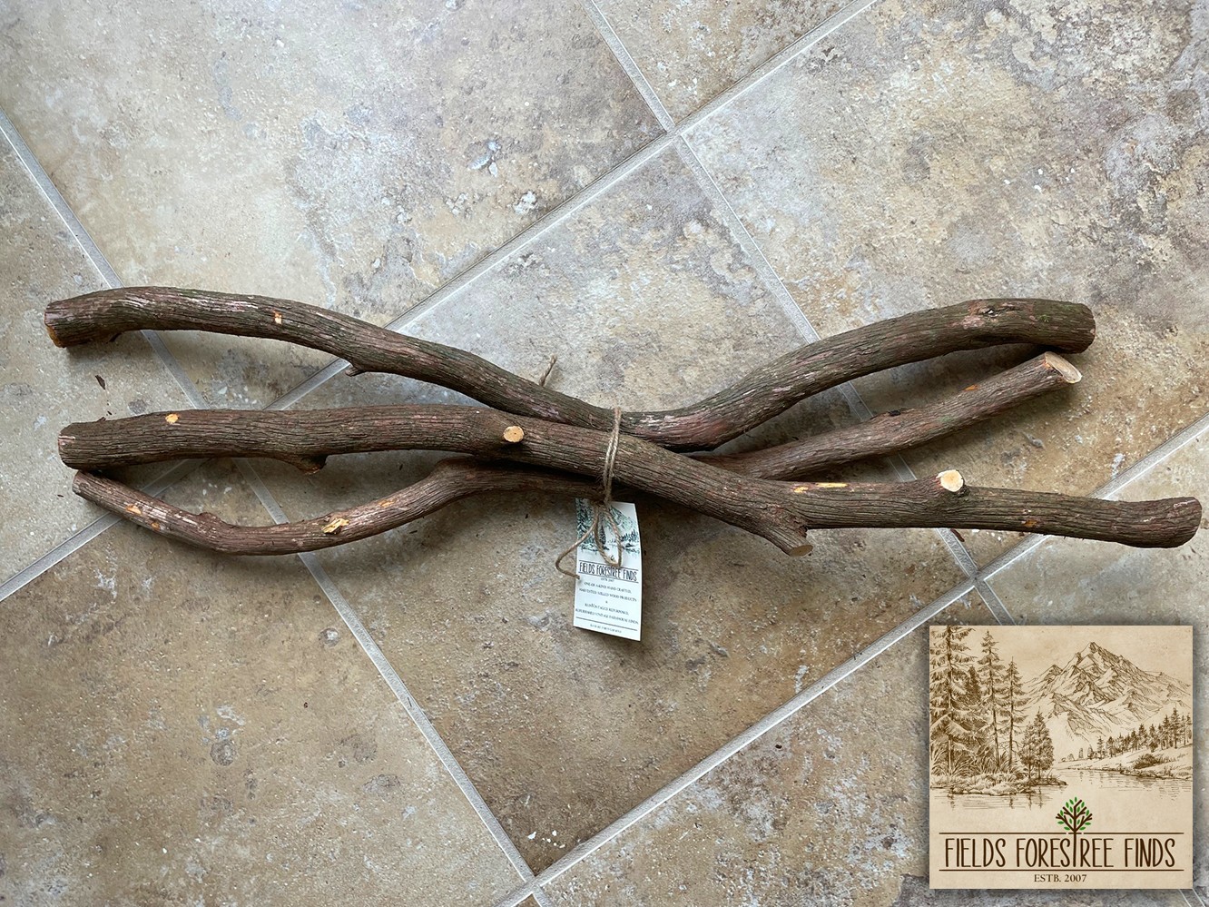 24″ NC Mountain Laurel Decorative Wood for Carving, Crafts, Wedding, Party Decor