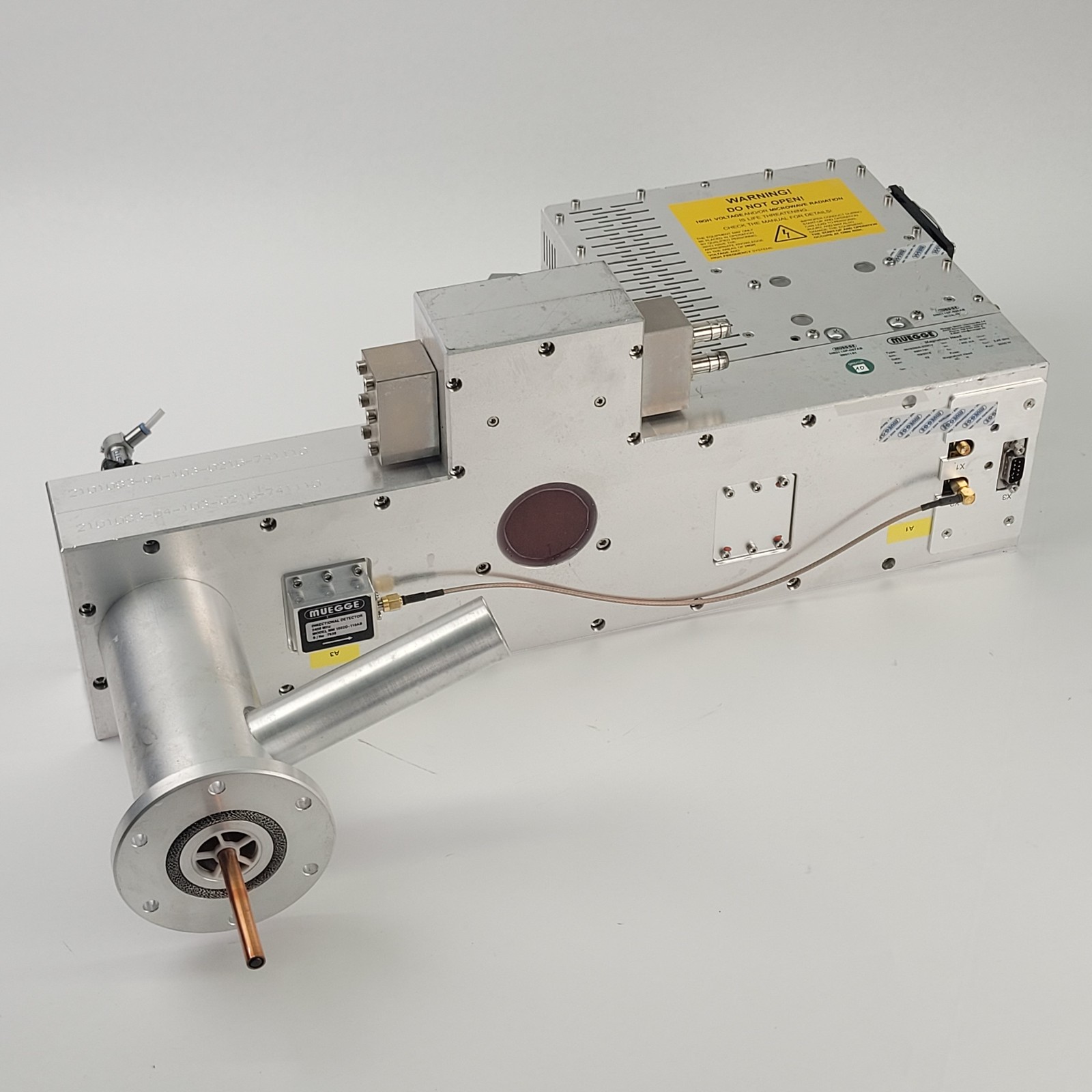 Muegge MH3000S-220CV Magnetron Head, 5100V, 900mA, 2,45GHz, 3000W – PARTS ONLY