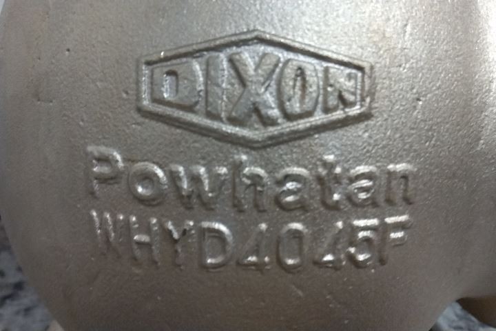 Dixon WHYD4045F 4 x 4-1/2 In Size 300 PSI Wharf Hydrant Valve