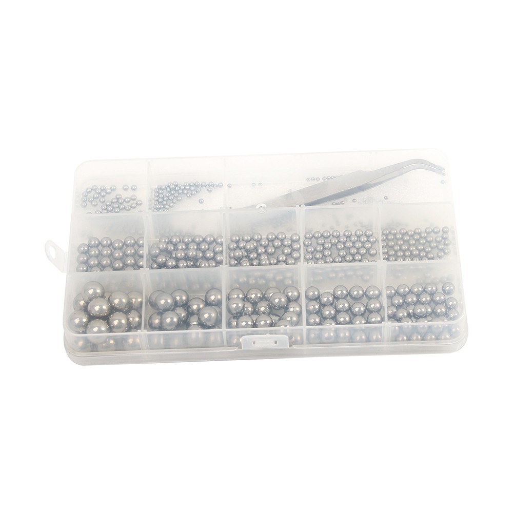 Metric Precision Steel Bearing Balls Assorted Stainless Steel Loose Kit