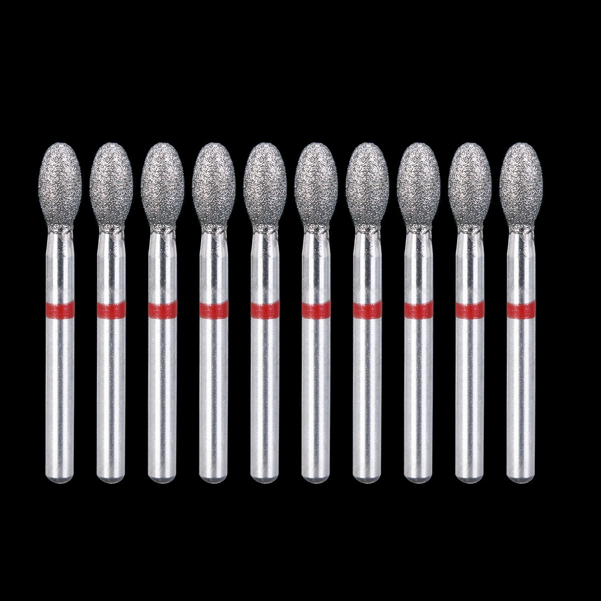 AZDENT Dental Diamond Burs Football/Fine #368-023F #379-023F Friction Grip