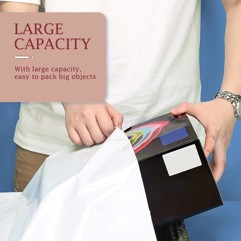 24×24-inch waterproof white transport bags for clothes, packaging and returns