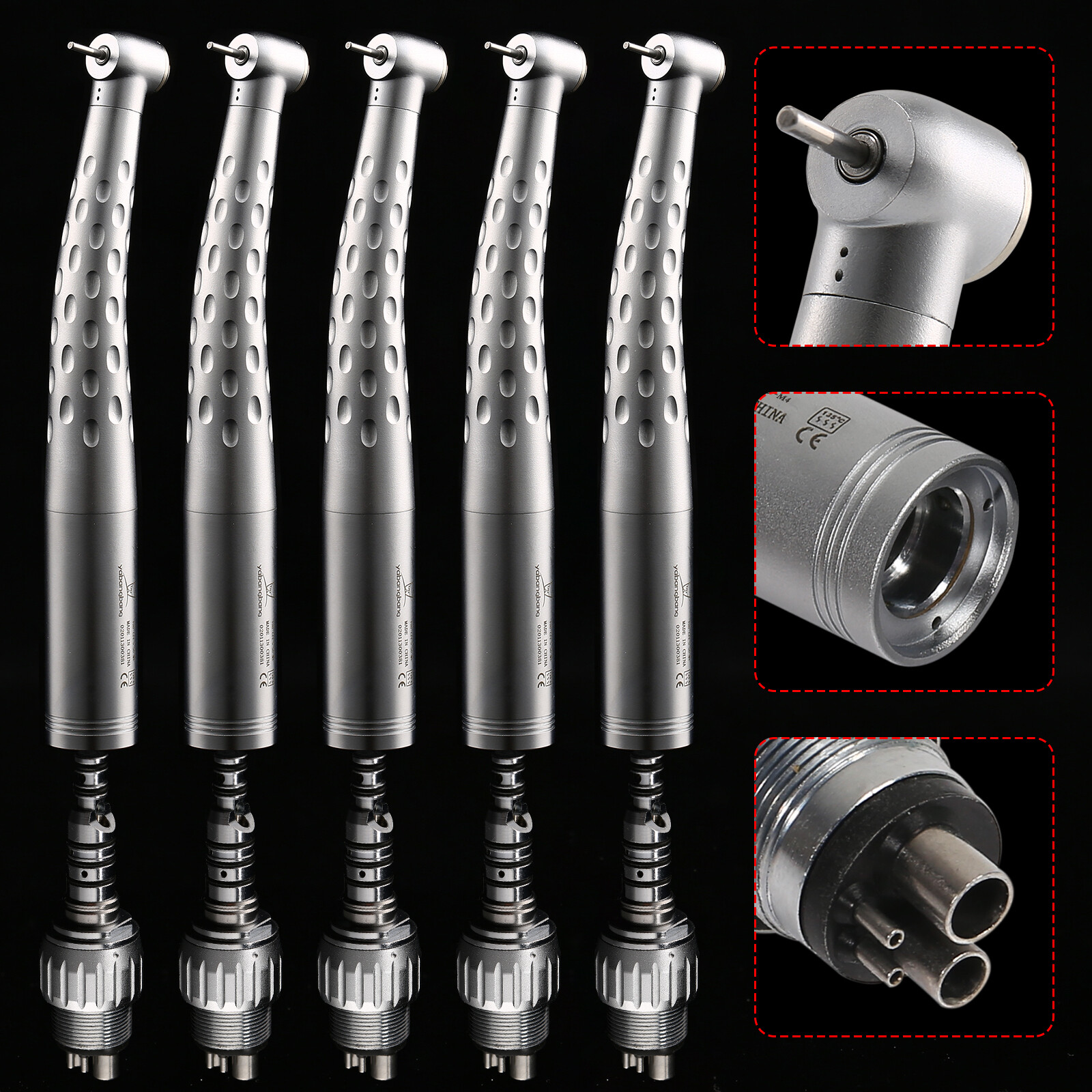 1-5* KaV Style Dental High Speed Handpiece GB4 /4Hole Quick Coupler Swivel