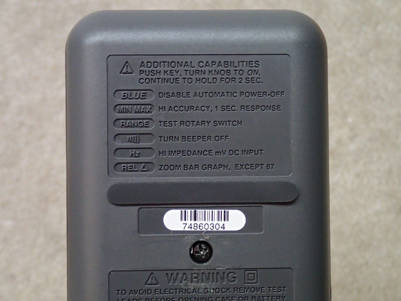 Fluke 87 III True RMS Digital Multimeter Partially Works but DC Out User Item