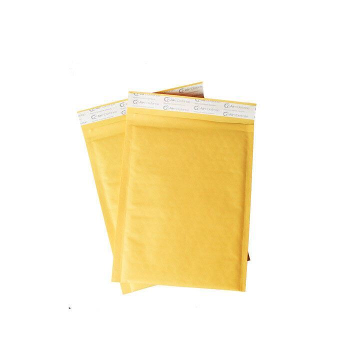 #000 4×8 Kraft Bubble Padded Envelopes Mailers Yellow Shipping Bags AirnDefense