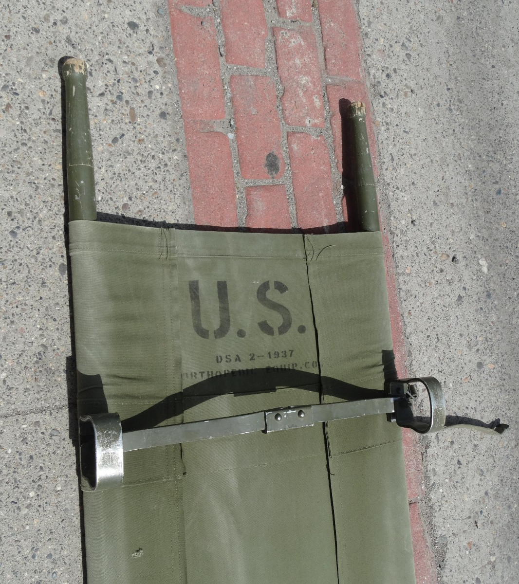 US Army Vietnam War Era Canvas Stretcher