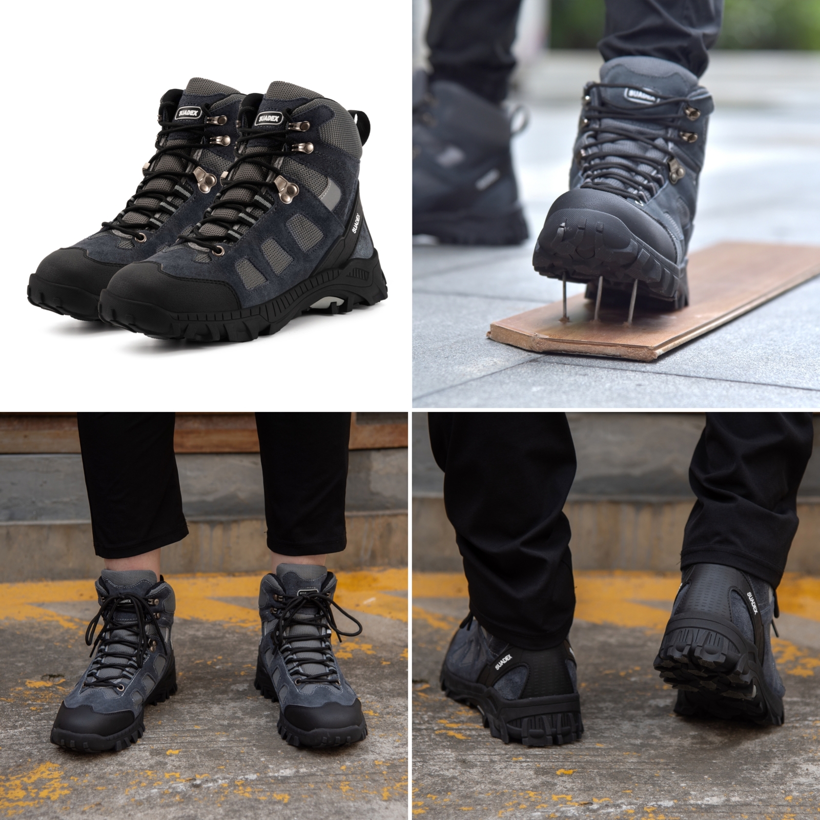 Unisex Adult Steel Toe Boots Indestructible Work Safety Construction Shoes US