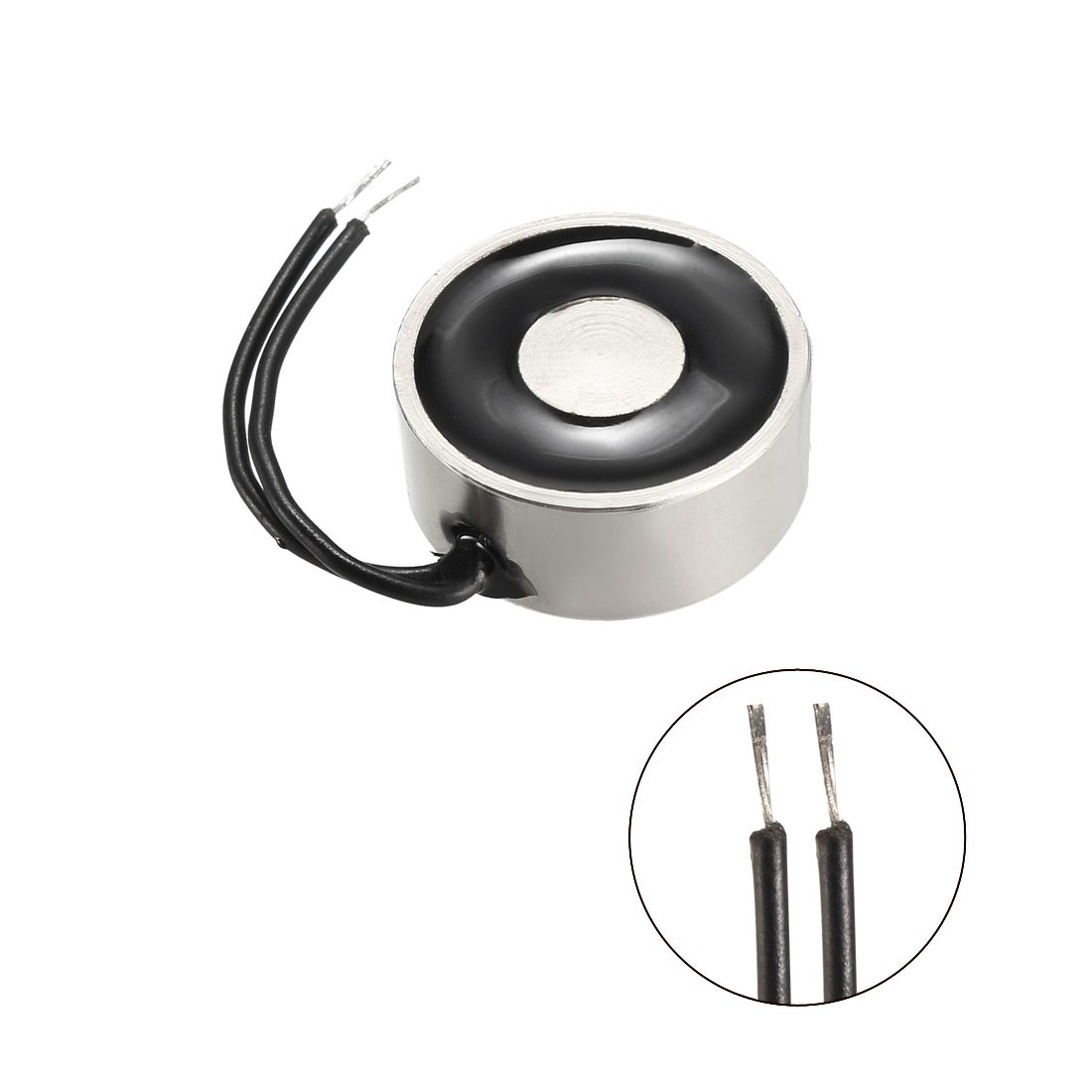 DC12V 12N 1.2KG Holding Electromagnet Sucking Disc Electric Lift Magnet Solenoid