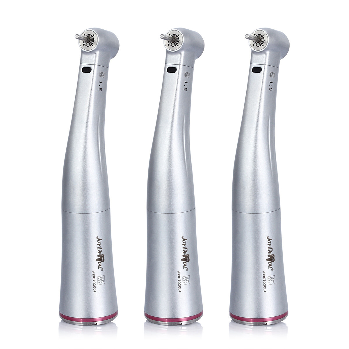 Dental 1:5 Increasing LED Contra Angle Handpiece Spray Ceramic Bearing