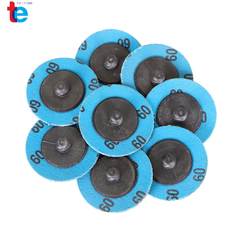 Quick Change Sanding Disc 2″ Roll Lock Die Grinder 36 60 80 120 240 Grit 51 Pack