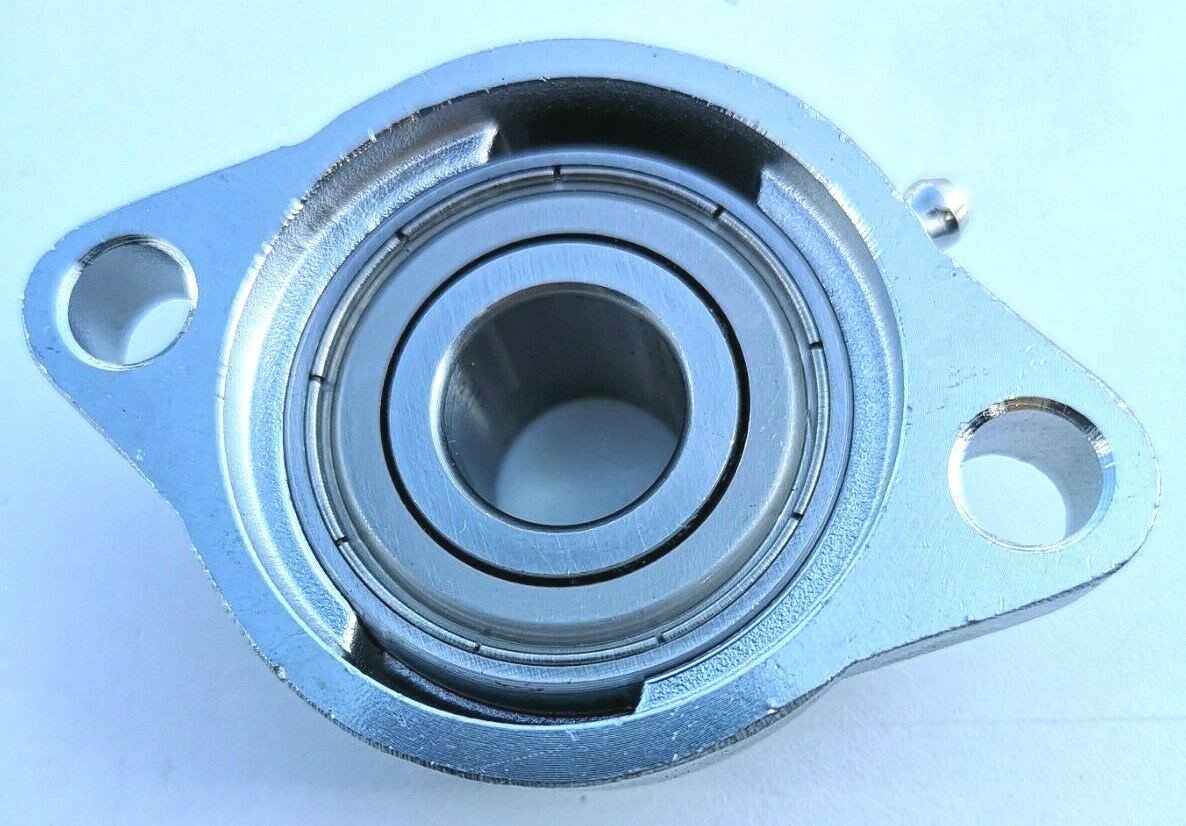 Premium SSBSLF205-16G | Stainless 1″ Bore 2-Bolt Flange Bearing Unit SBLF205-16G