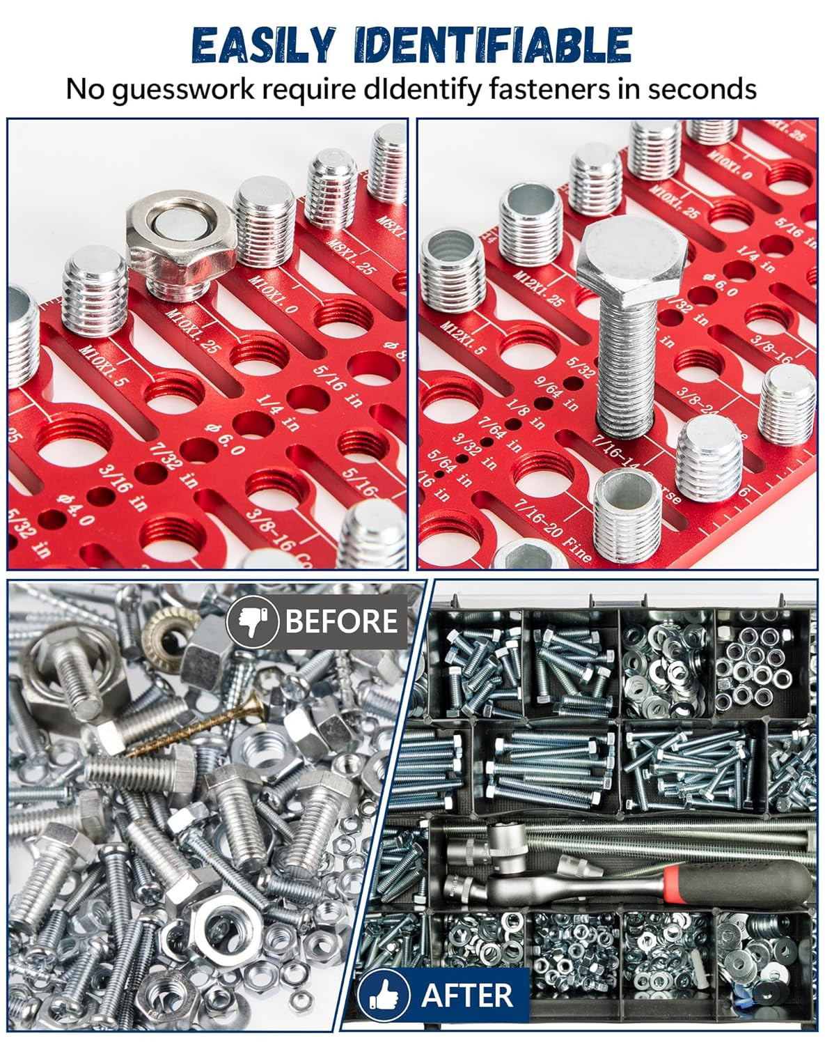 57 Nut and Bolt Thread Checker Thread Checker Standard….