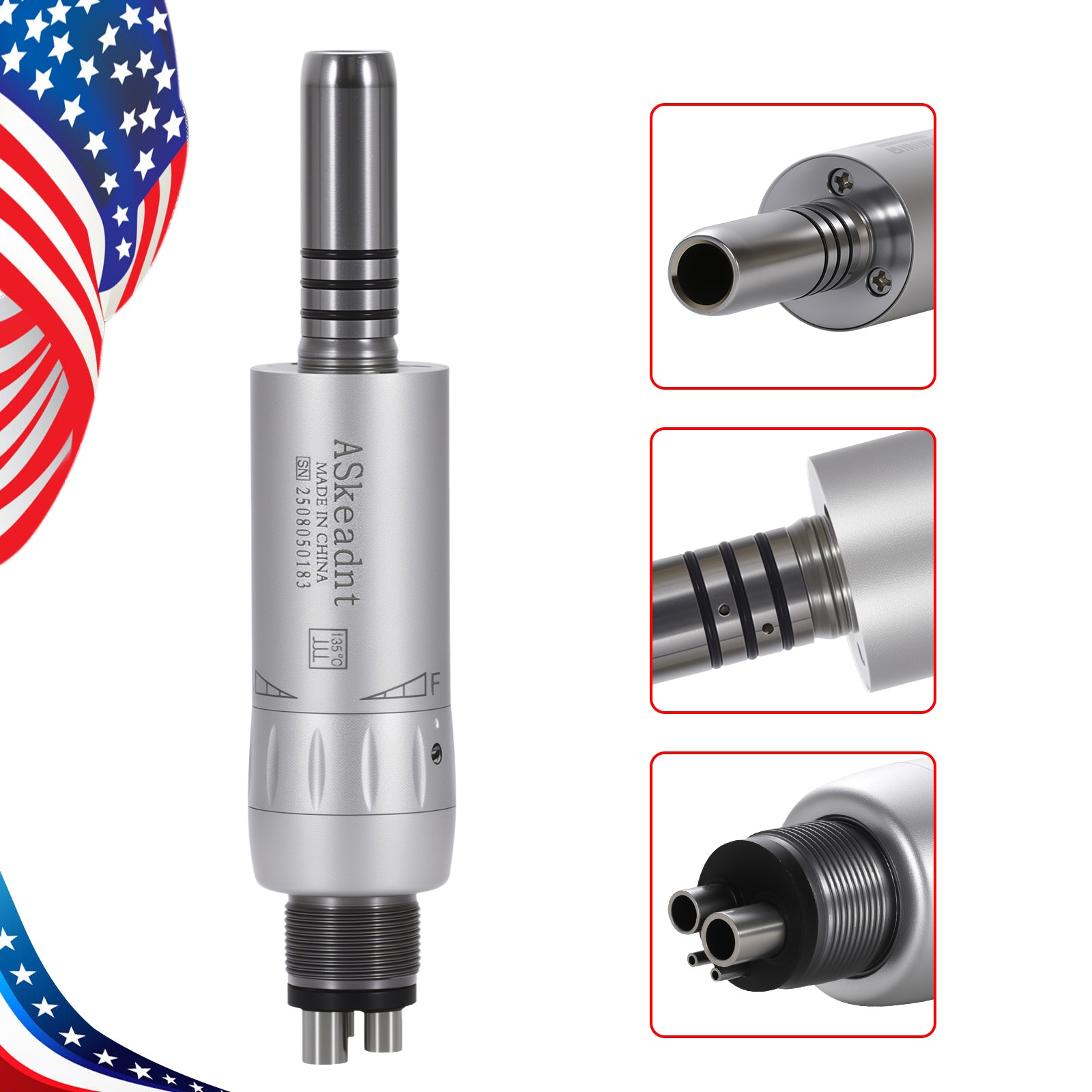 Dental Air Motor Slow Low Speed Handpiece Cooling Unit Internal Water Spray M4 H