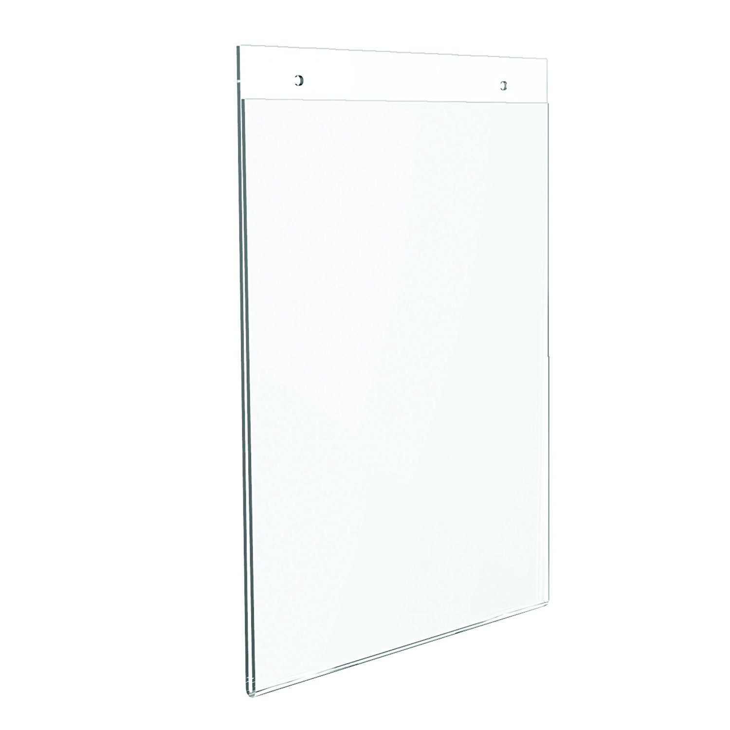 Dazzling Displays 25 Clear 8-1/2″ x 11″ Wall Mount Sign Holders