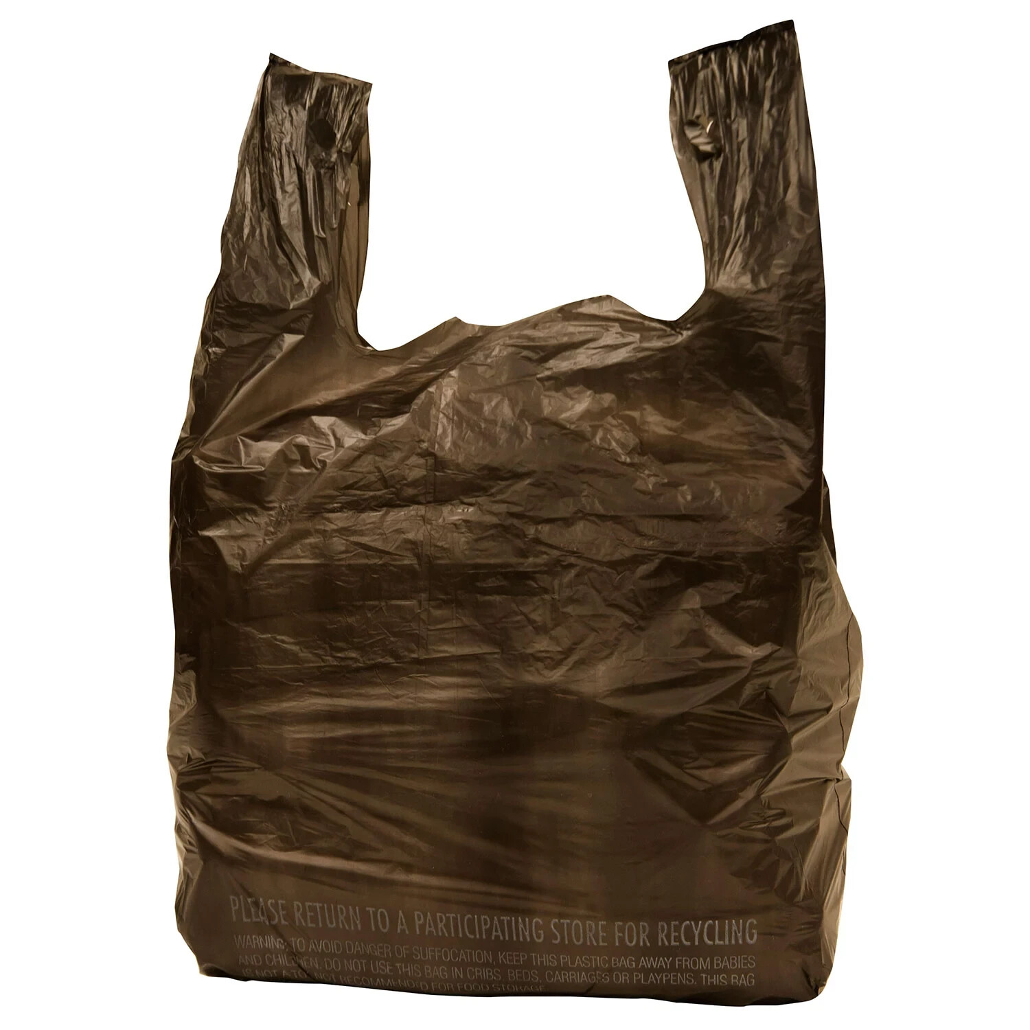 Black T-Shirt Carryout Bags, 11.5″ x 6.5″ x 22″ 1000 ct.