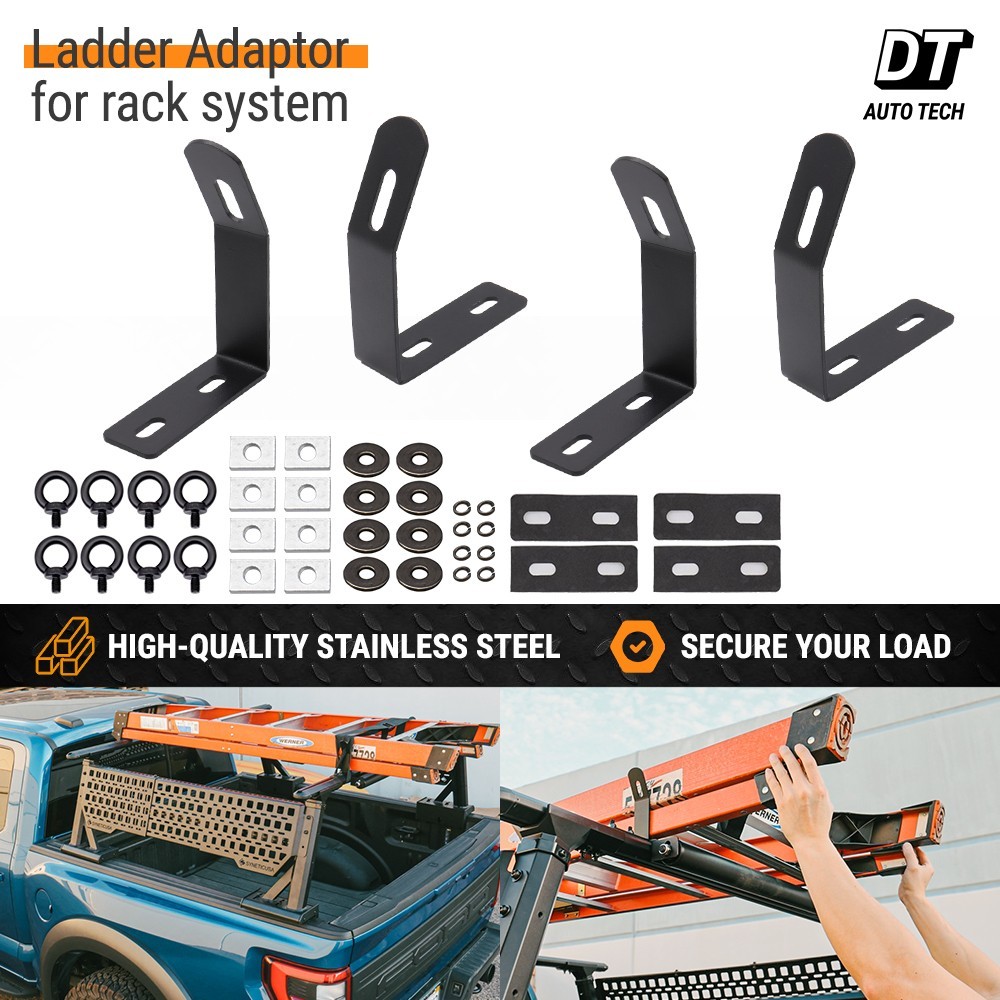 T-Slot Crossbar Accessory with Secure Built-In Tie Down Handles Load Adjustable