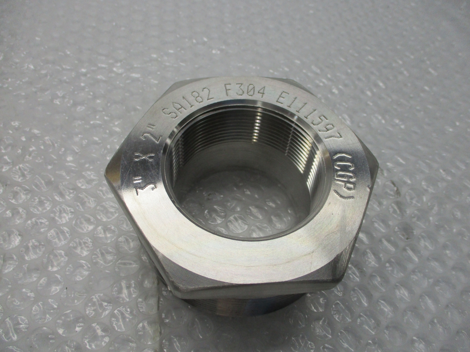 INDUSTRIAL SPARE 0000143310 S/S 3IN X 2IN HEX BUSHING NSNP