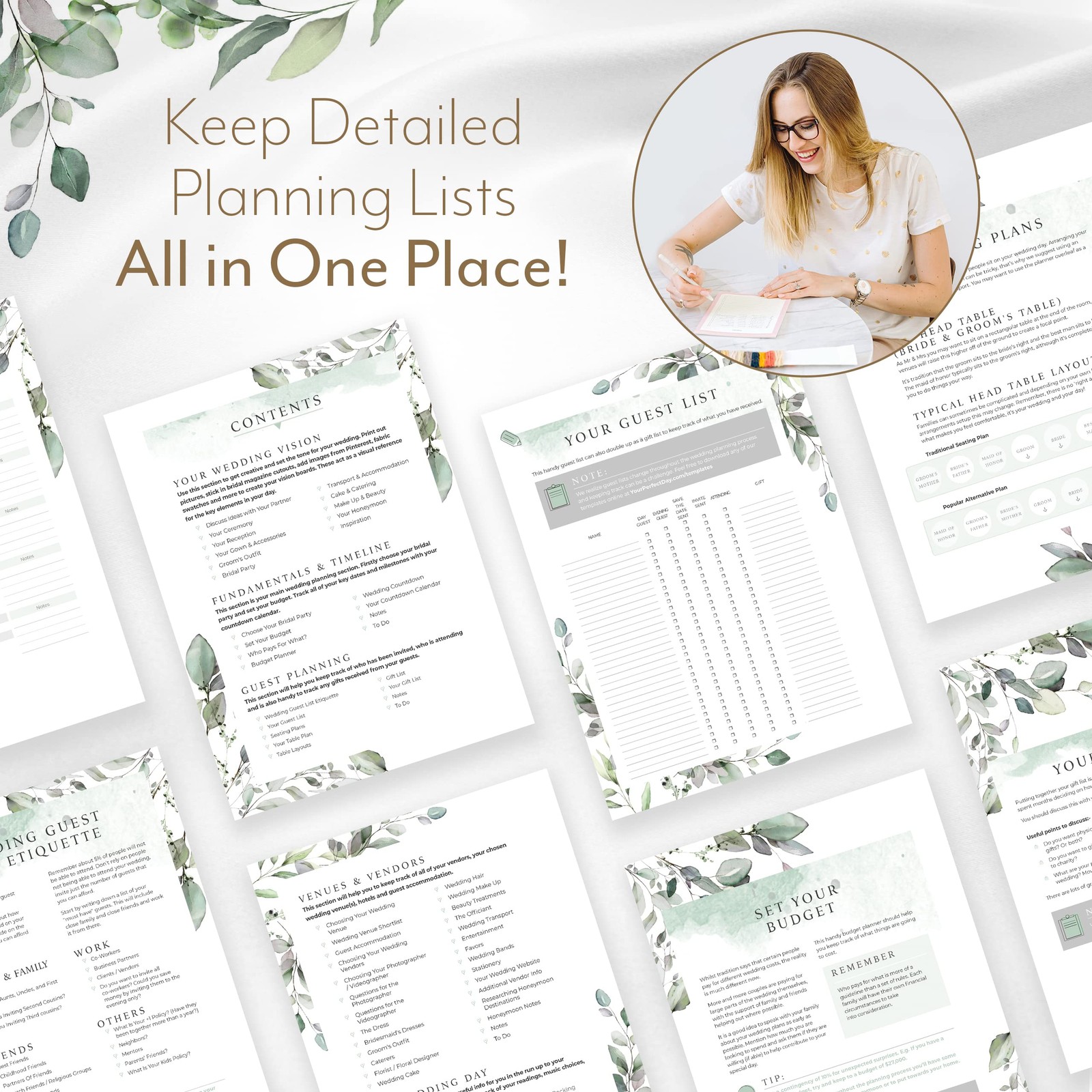 Wedding Planner Book and Organizer – Wedding Planner Book – Bridal Planning B…