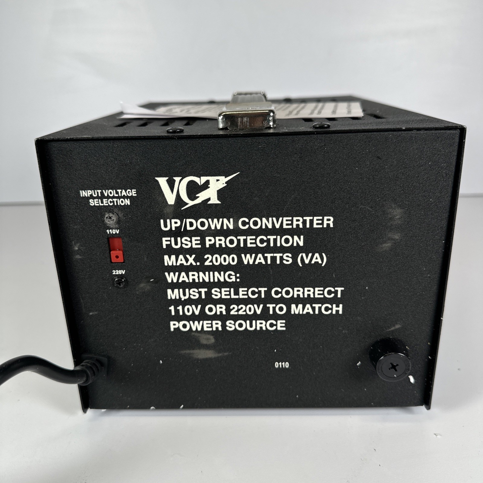 NEW VCT VT-2000 Up/Down Converter Fuse Protection 2000 Watts 110V Or 220V