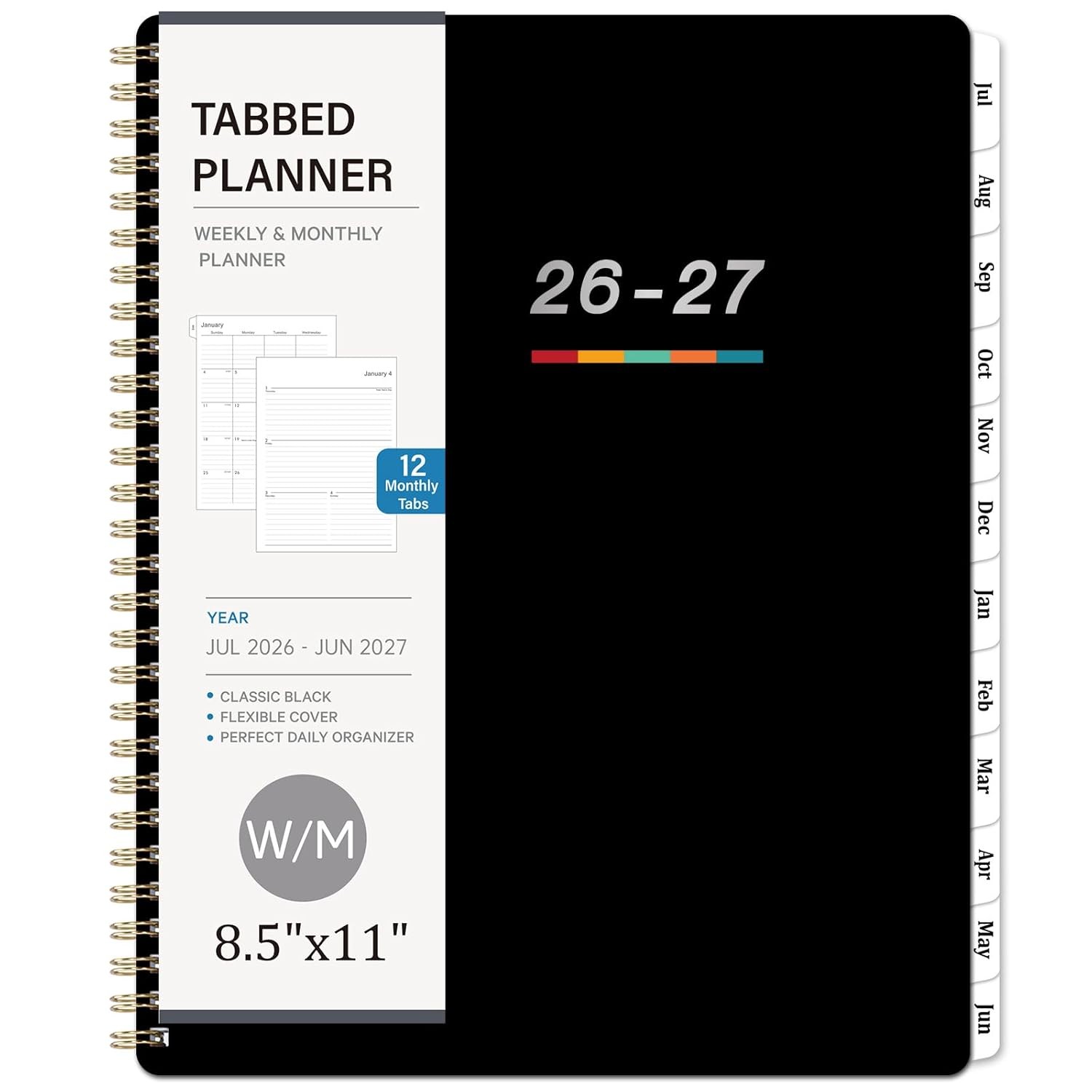 2027 Weekly and Monthly Planner, 2027 Organiser, Diary, Calendar, Daily,