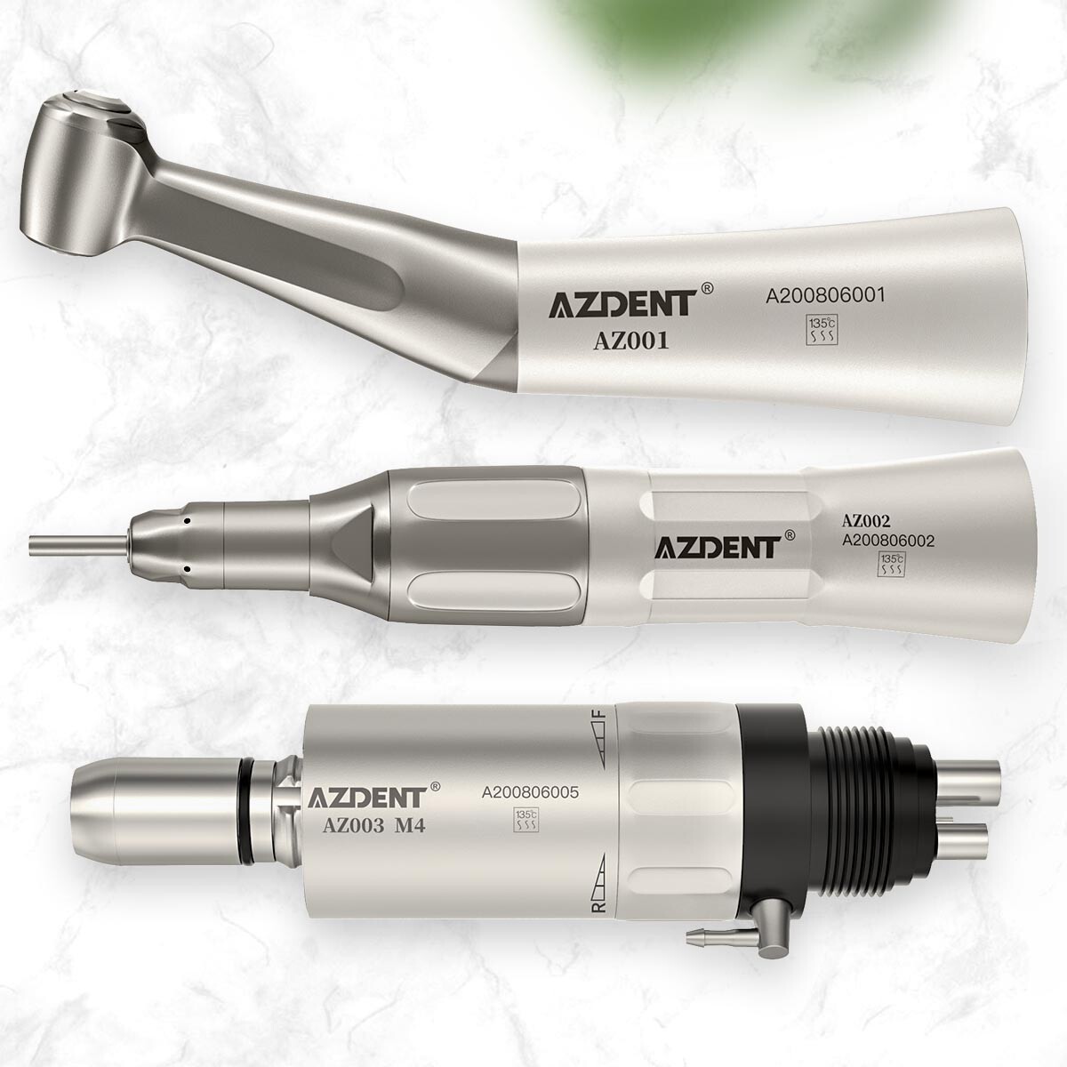 Dental Slow Low Speed Handpiece Straight Contra Angle Air Motor 2/4 Holes