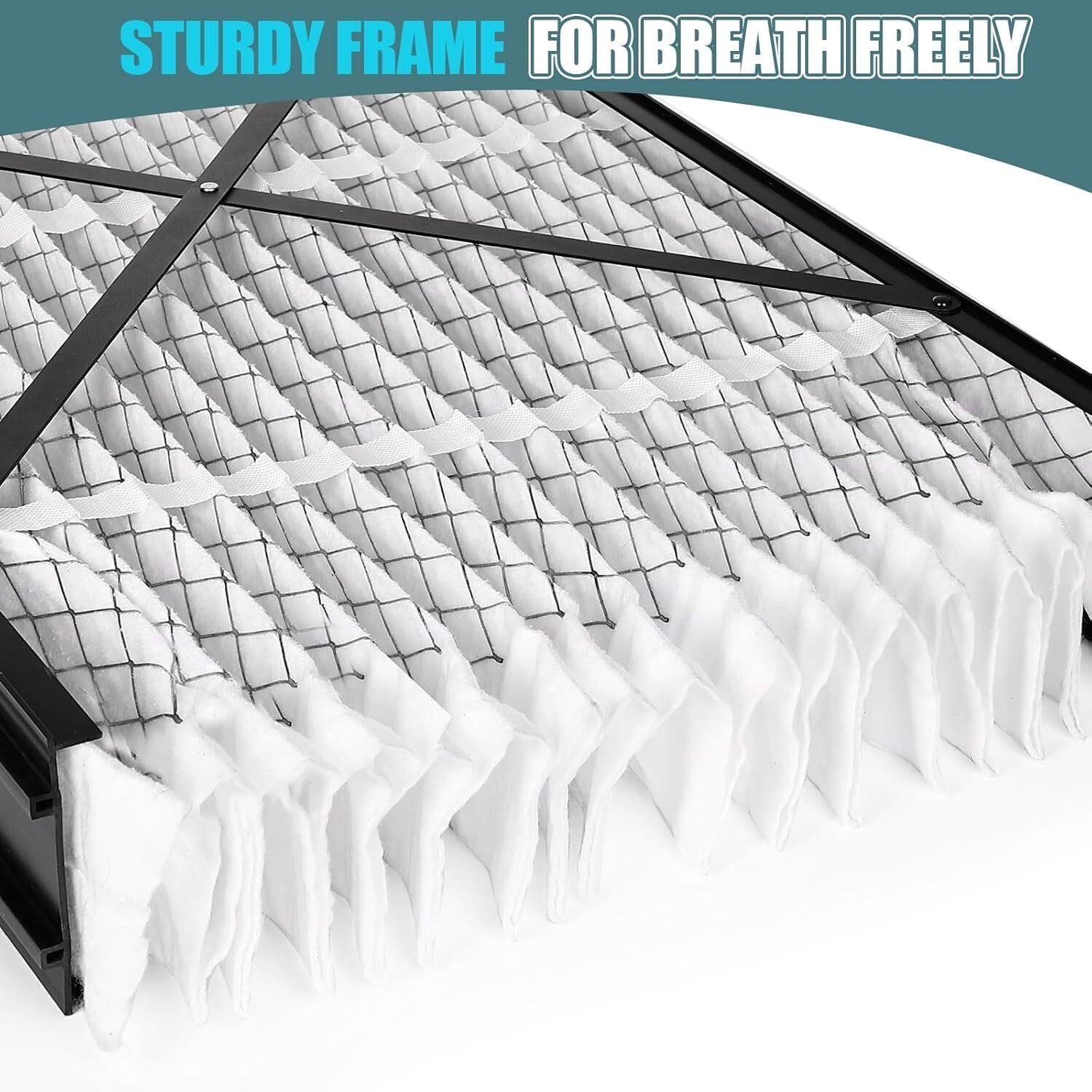 2 Count Pack 413 Replacement Air Filter, MERV 13, 16″ x 25″ x 4″, 413″ NEW!