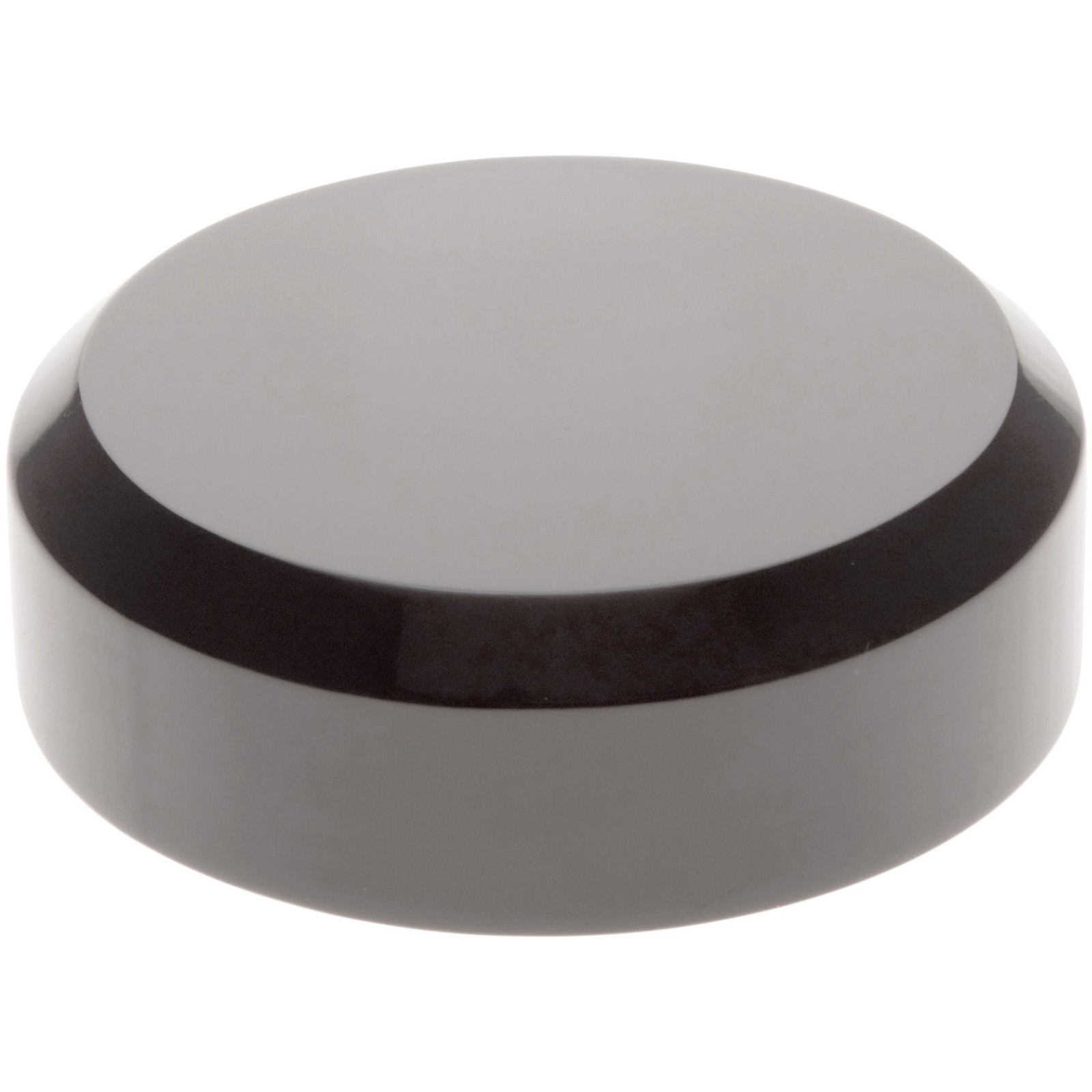 Plymor Black Acrylic Beveled Round Display Base, 3″ W x 3″ D x 1″ H