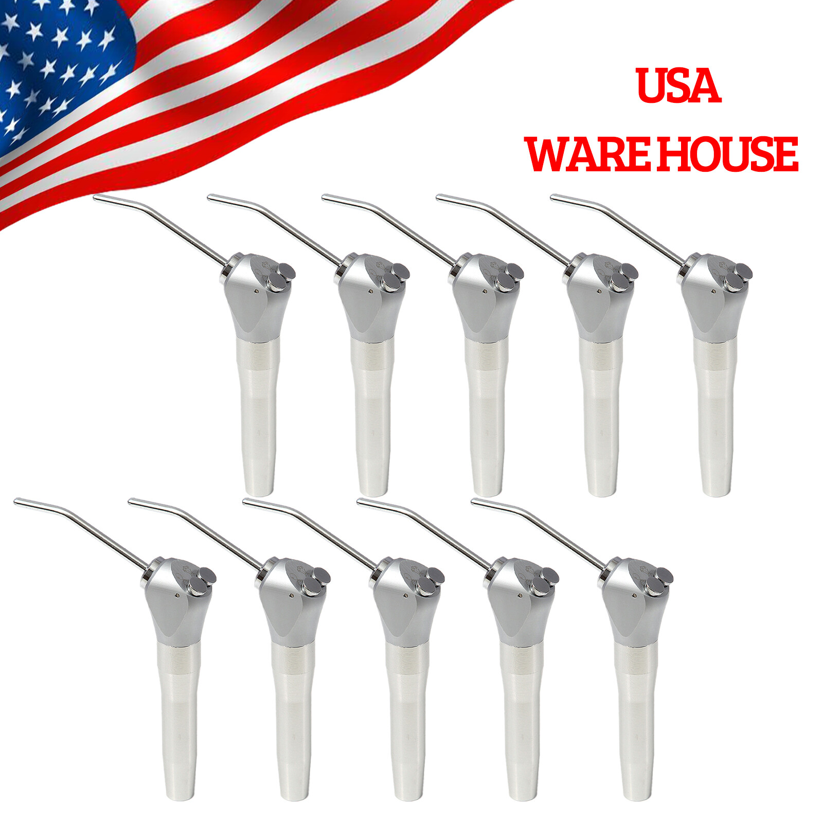 SKYSEA Lot Dental 3 Way Air Water Spray Triple Syringe Handpiece / Nozzles USPS