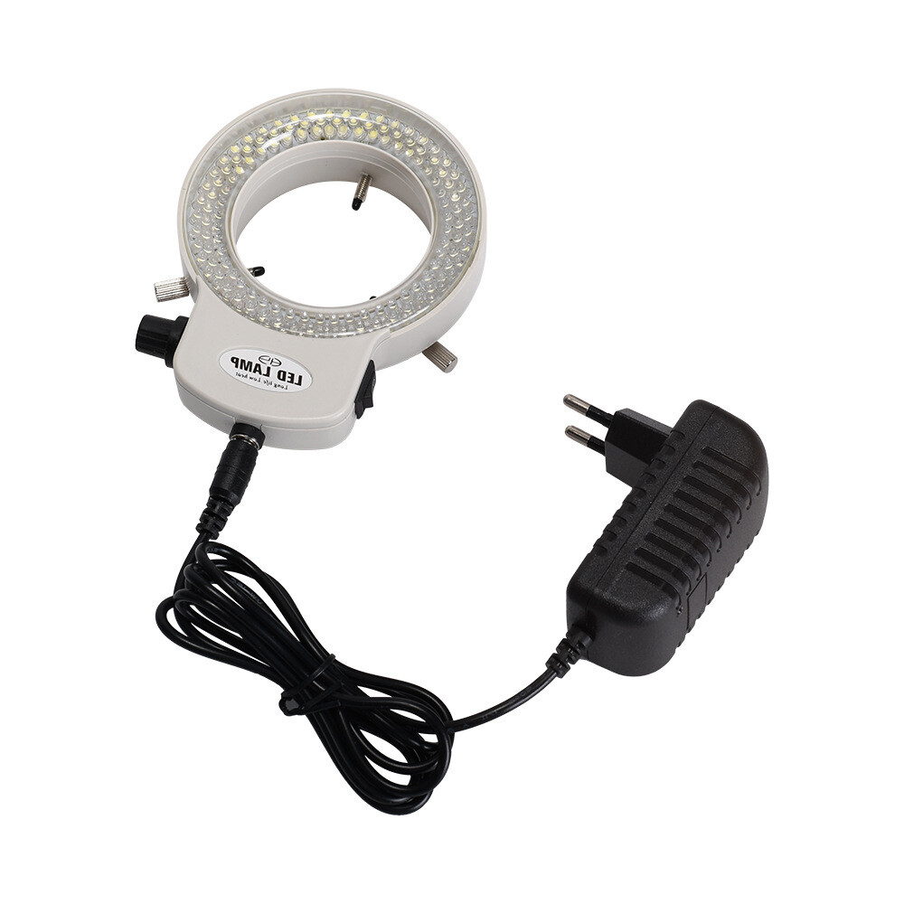 144LED Adjustable Ring Light Lamp Illuminator for Microscope 17