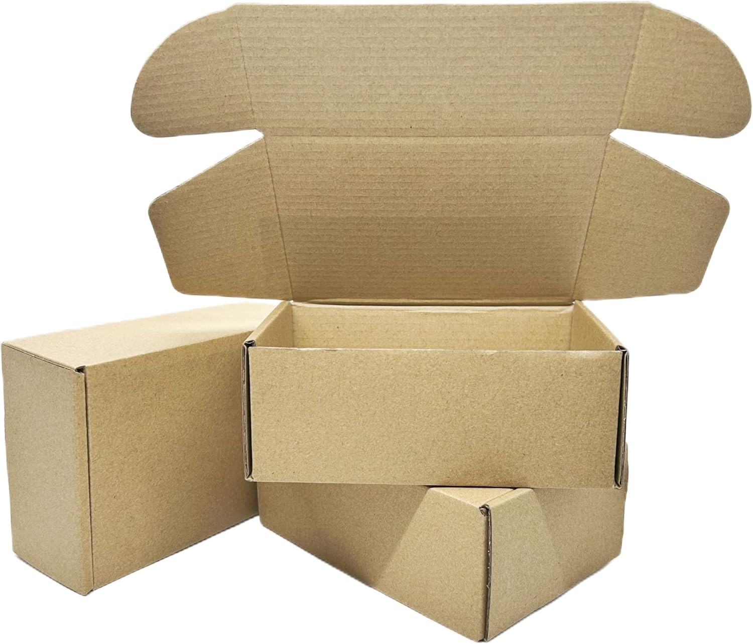 6 X 6 X 2 Inches Small Shipping Boxes 50 Pack Corrugated Cardboard Packaging Bus