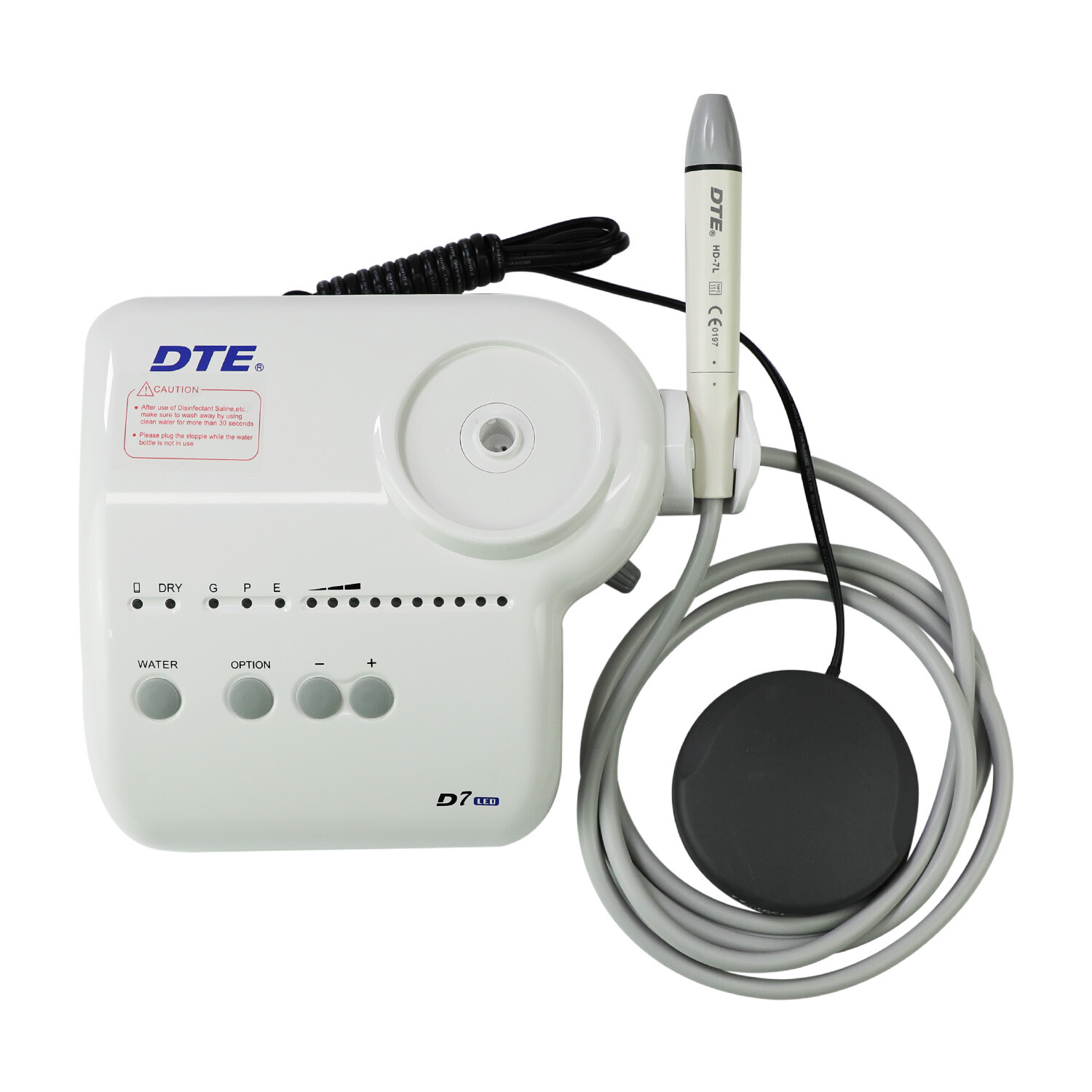 Woodpecker DTE D7 LED Dental Ultrasonic Piezo Scaler HD-7L Handpiece GD1 GD4 PD1