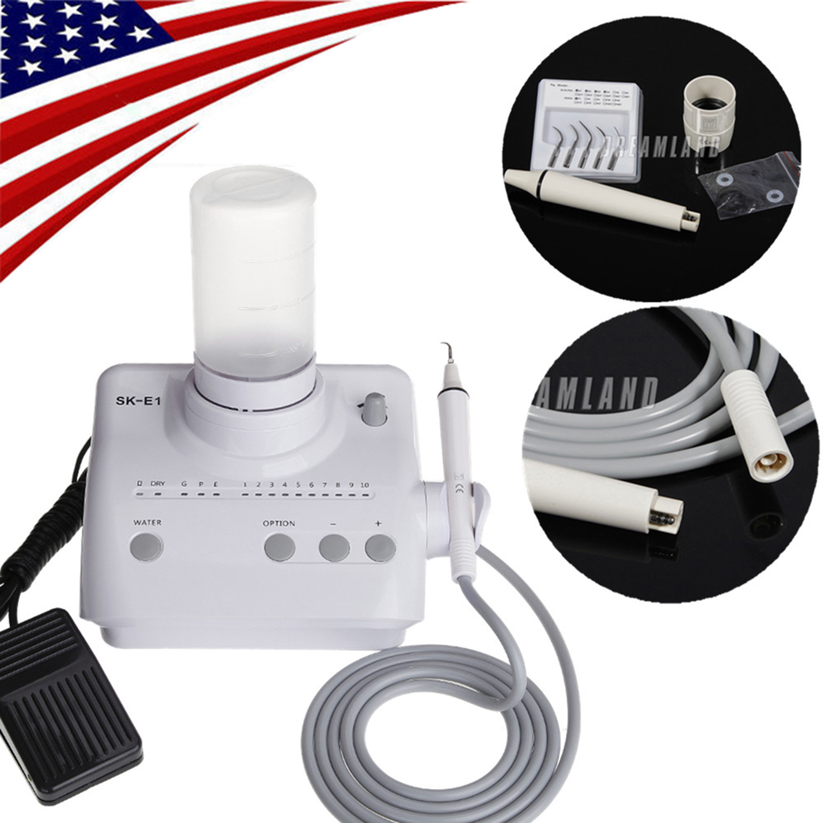 US! Cavitron Dental Ultrasonic Scaler fit EMS +Handpiece+Tips+Auto-water supply