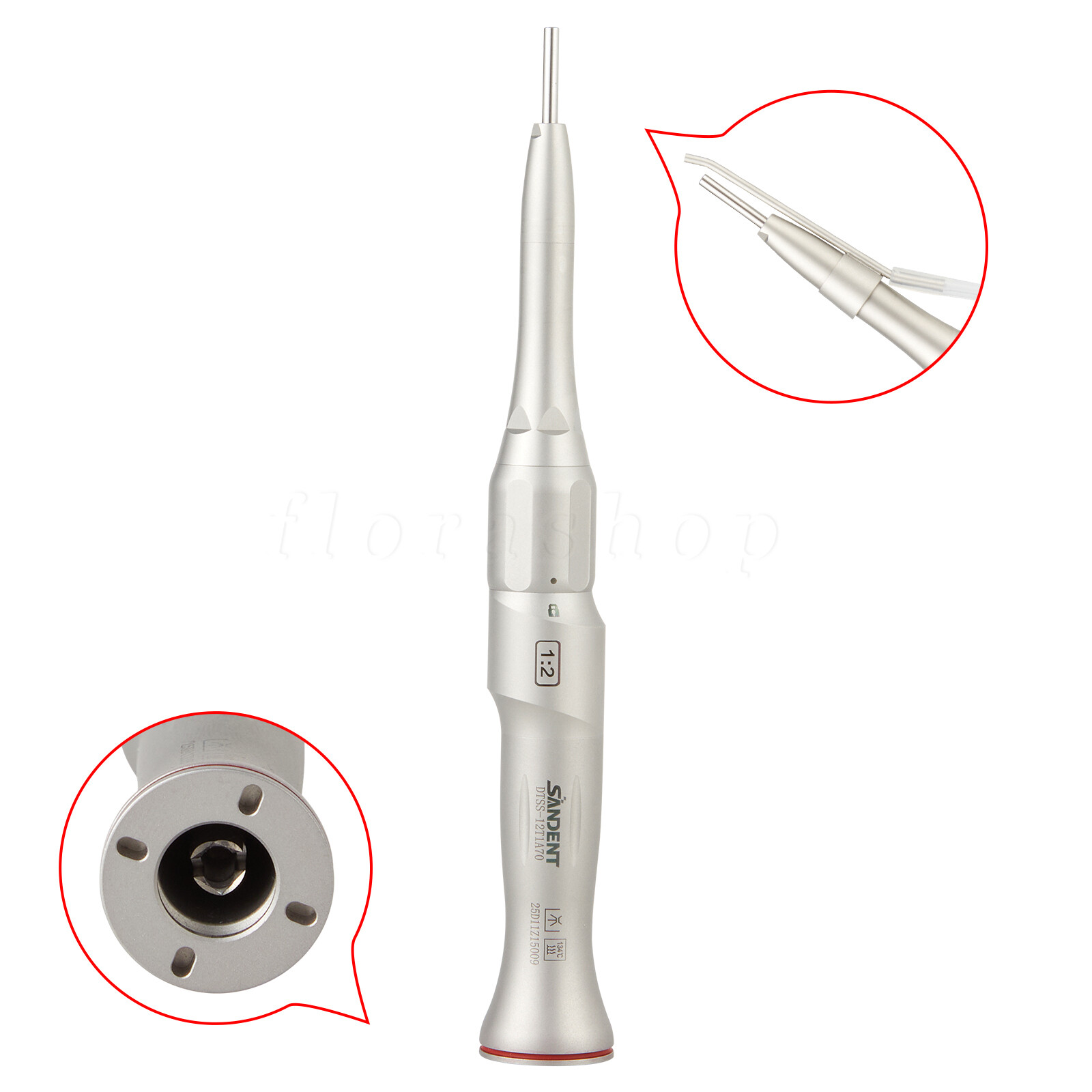 Dental 1:2 Increasing Surgical Osteotomy Handpiece Straight E-type HP Φ2.35mm