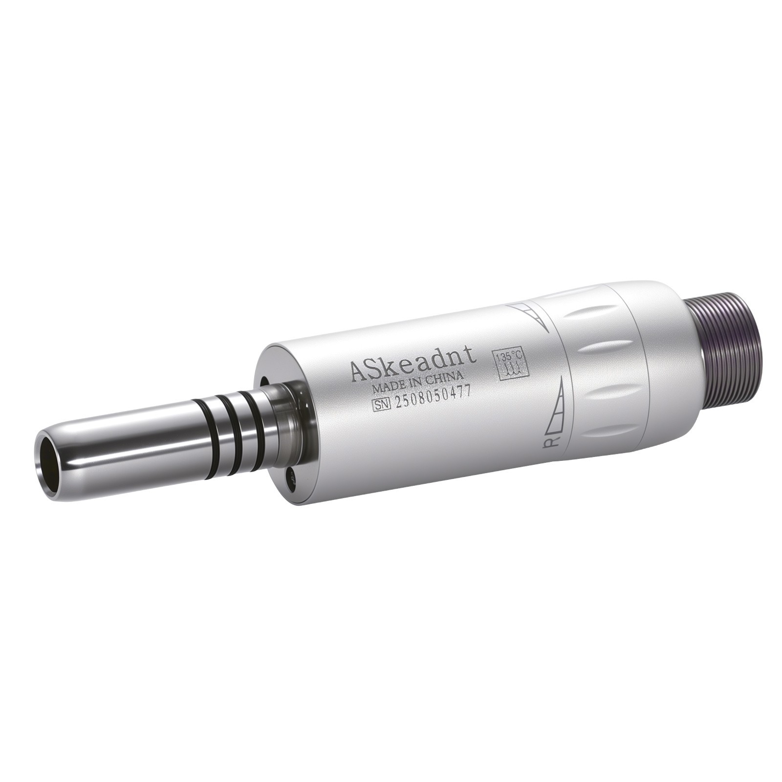 ASkeadnt Dental Slow Low Speed Air Motor Handpiece Internal Water Spray 2 Holes