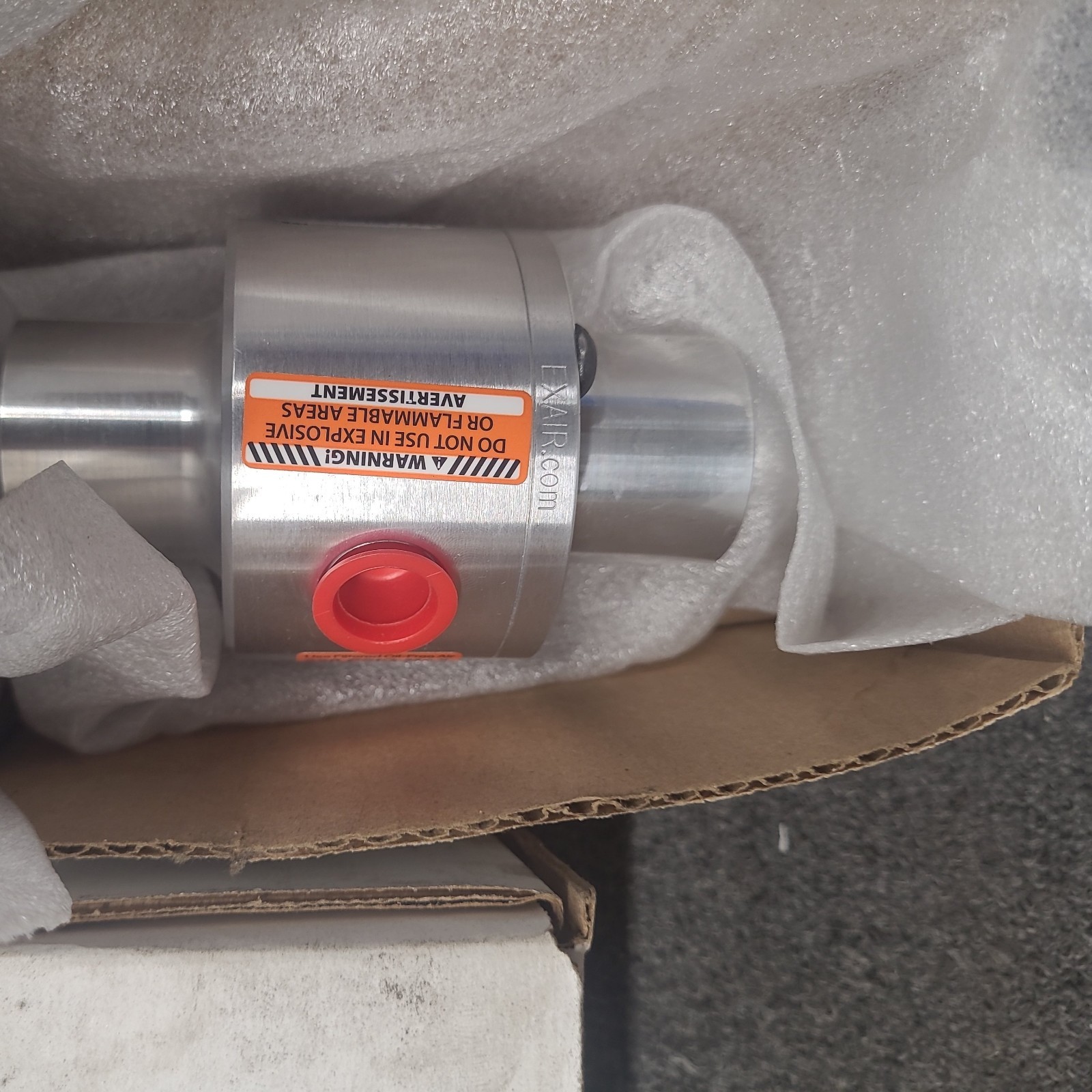 EXAIR 6083 Air Conveyor,Alum,1-1/2 In. Hose,33 scfm 4LCN7