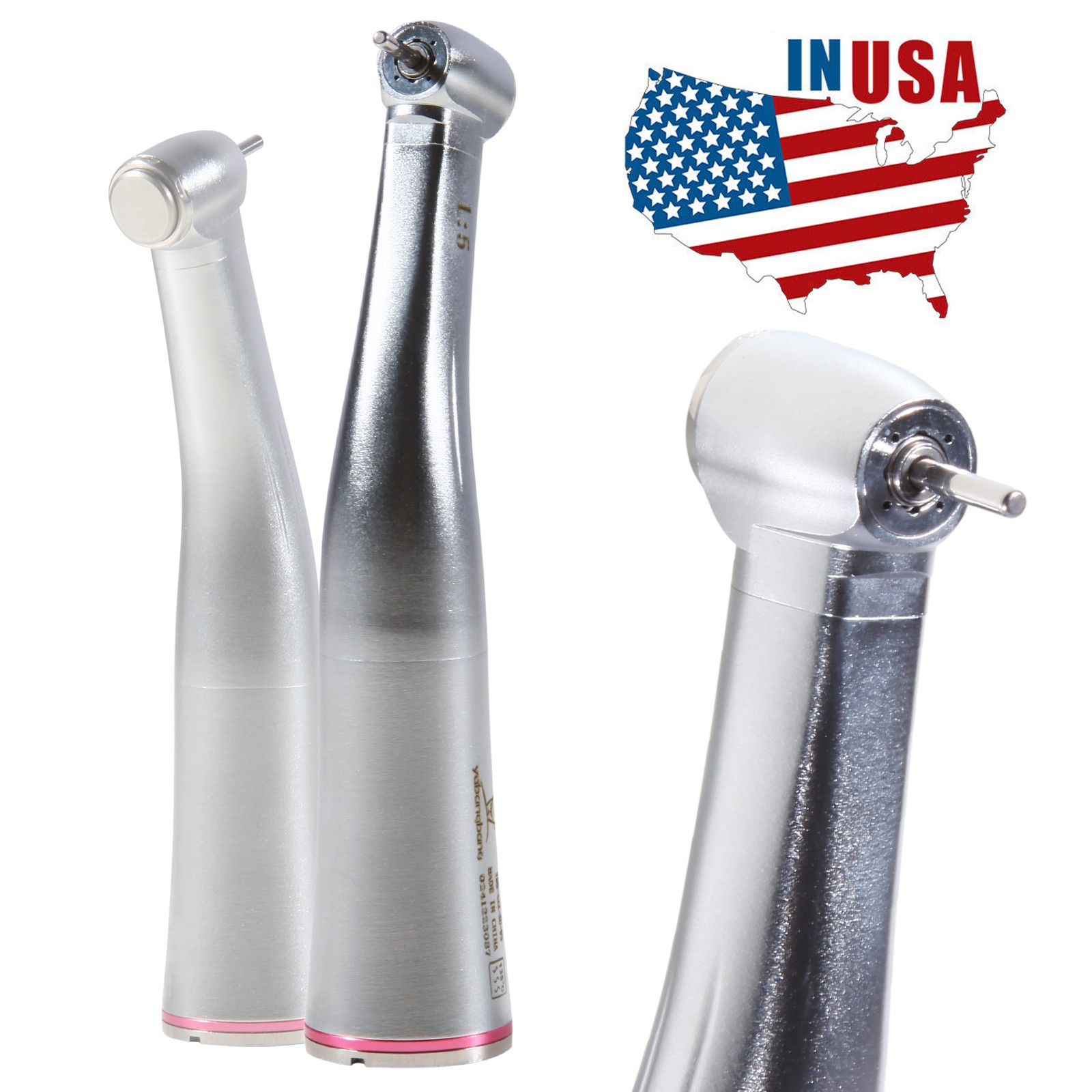 Dental 1:5 Increasing Inner Channel Contra Angle Handpiece 4 Spray NSK Style