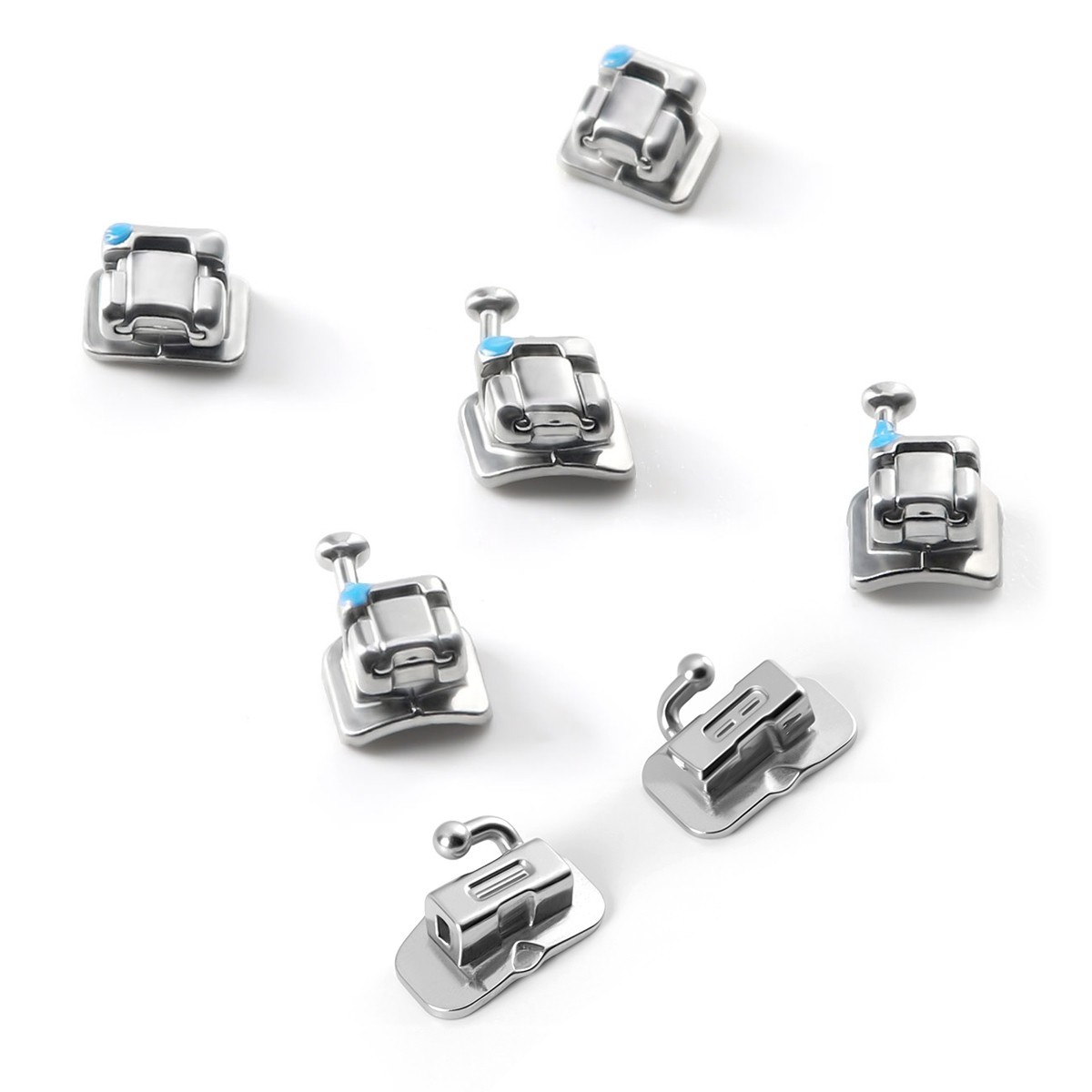 Dental Orthodontic Brackets Brces 1st buccal tube Self Ligating ROTH/MBT 0.022