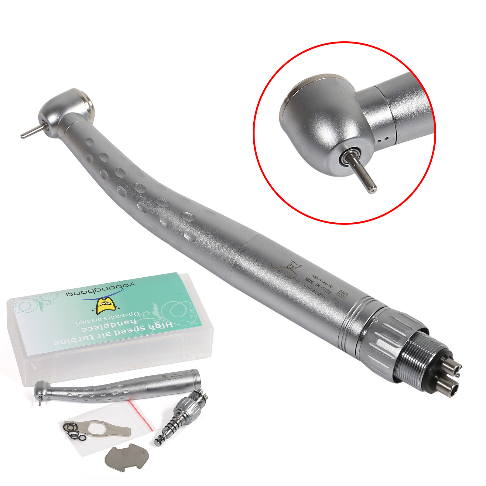 1-5pcs Yabangbang Dental High Speed Handpiece GD4 /4Hole Quick Coupler Swivel M4
