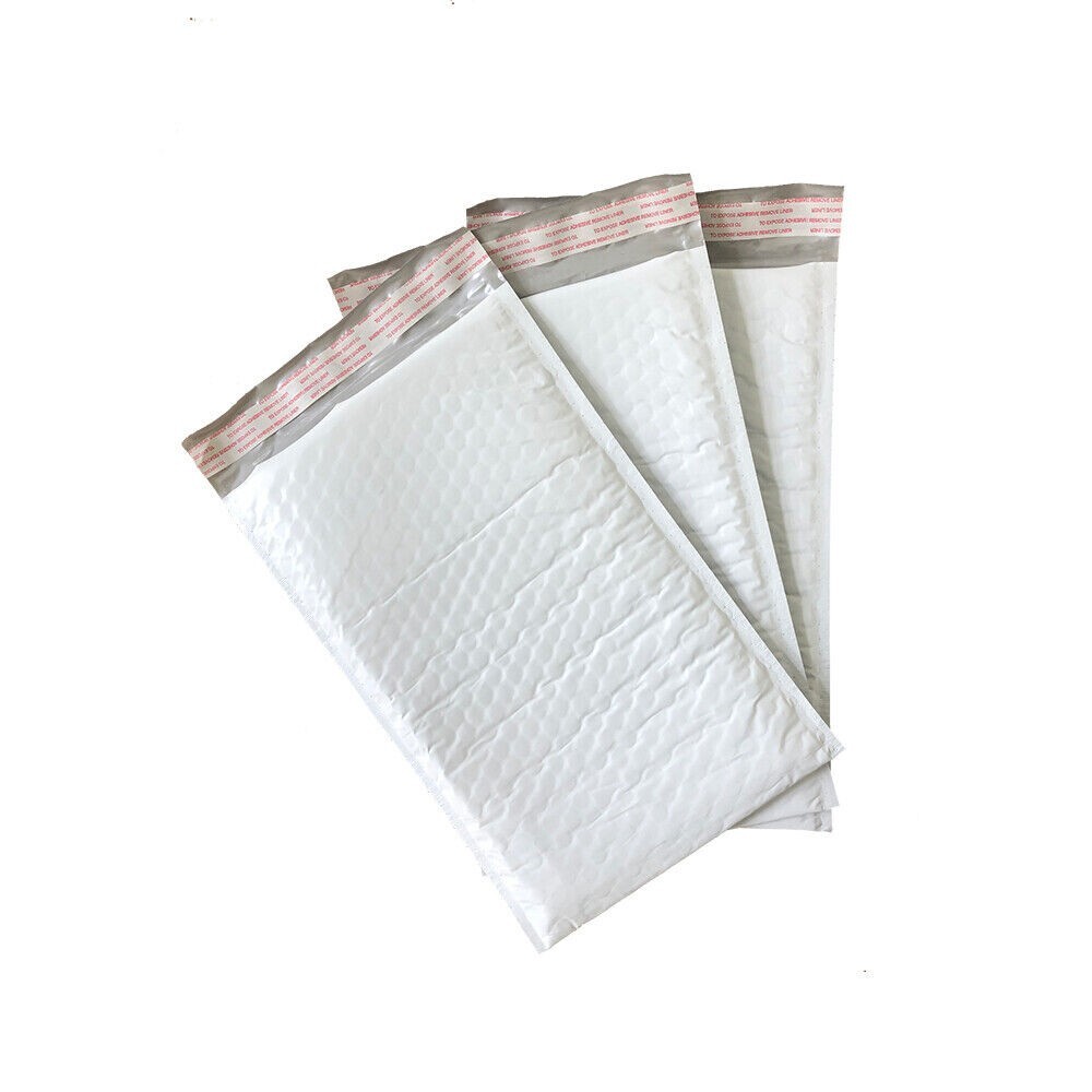 50/100/200/500 Poly Bubble Mailers Padded Envelope Shipping Bags Seal Any Size