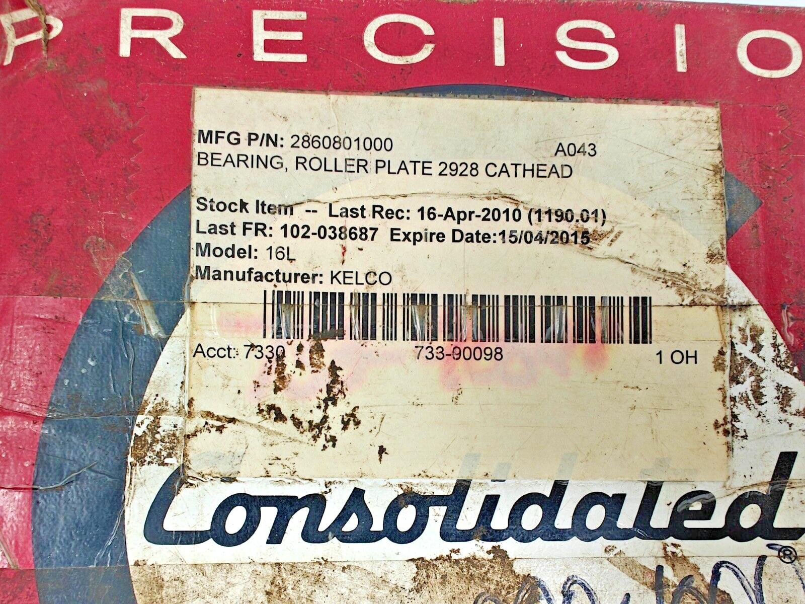 2928M Bearing 2928 M Thrust Ball Bearing Cathead Bearing 2860801000 KELCO