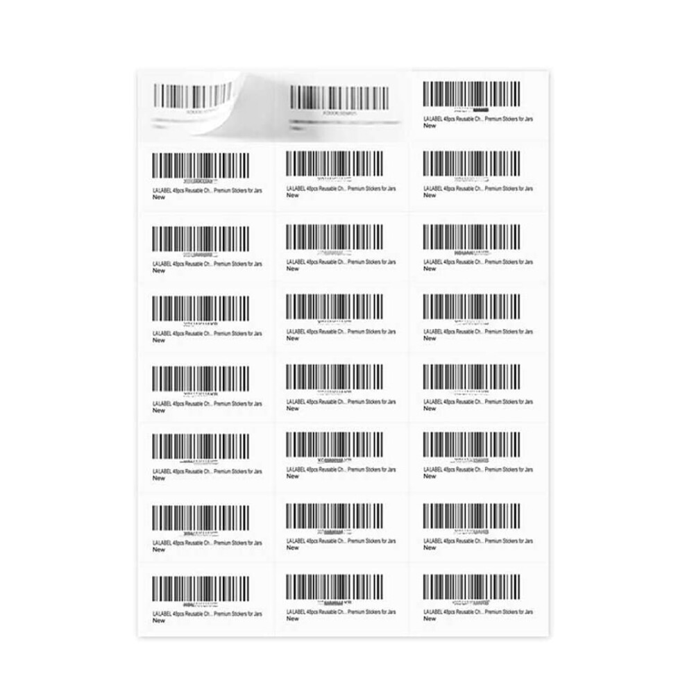 1 x 2 5/8 60000 Address Blank Shipping Adhesive Labels Compatible 2.625 x 1 30UP