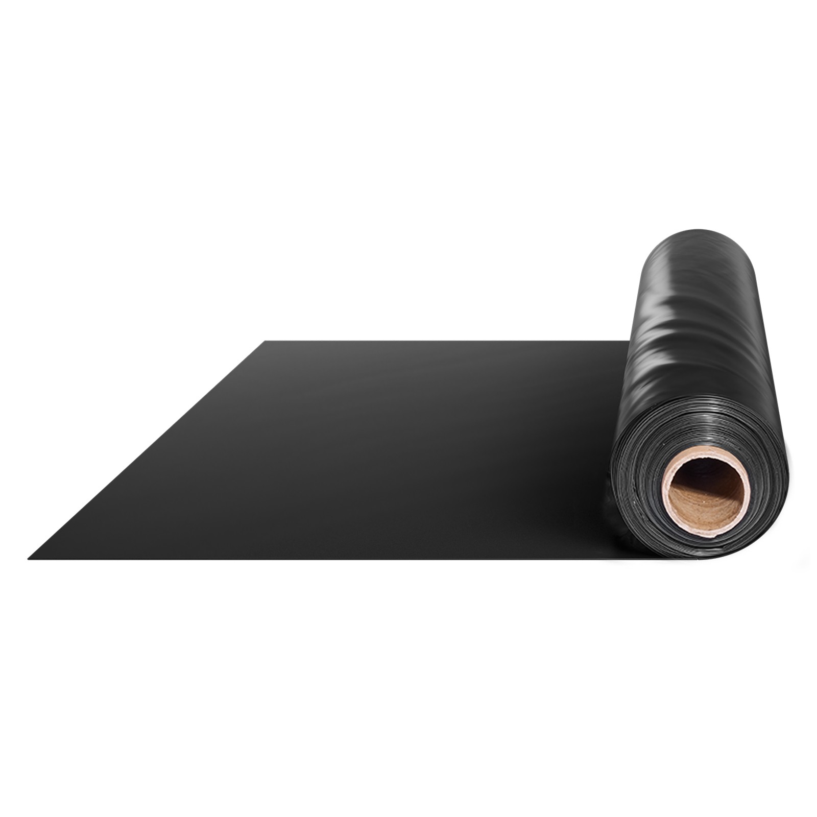 VEVOR 6Mil Plastic Sheeting Roll 10 x 100 FT Heavy Duty Polyethylene Black