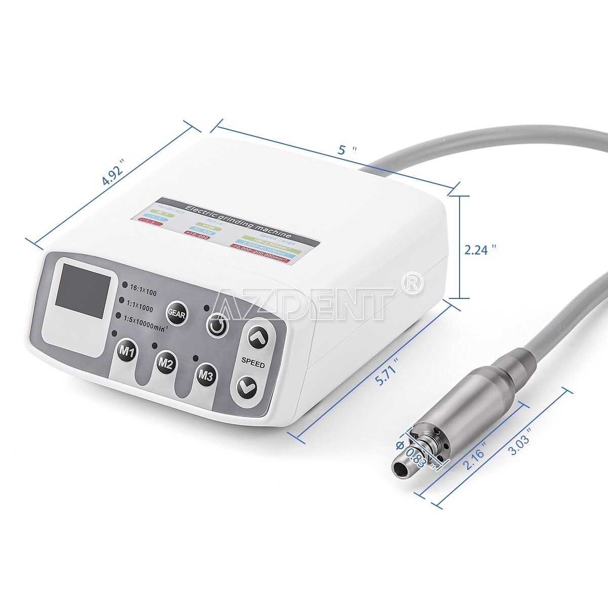 AZDENT Dental Electric LED Brushless Micro Motor /Micro Saw Surgical Handpiece