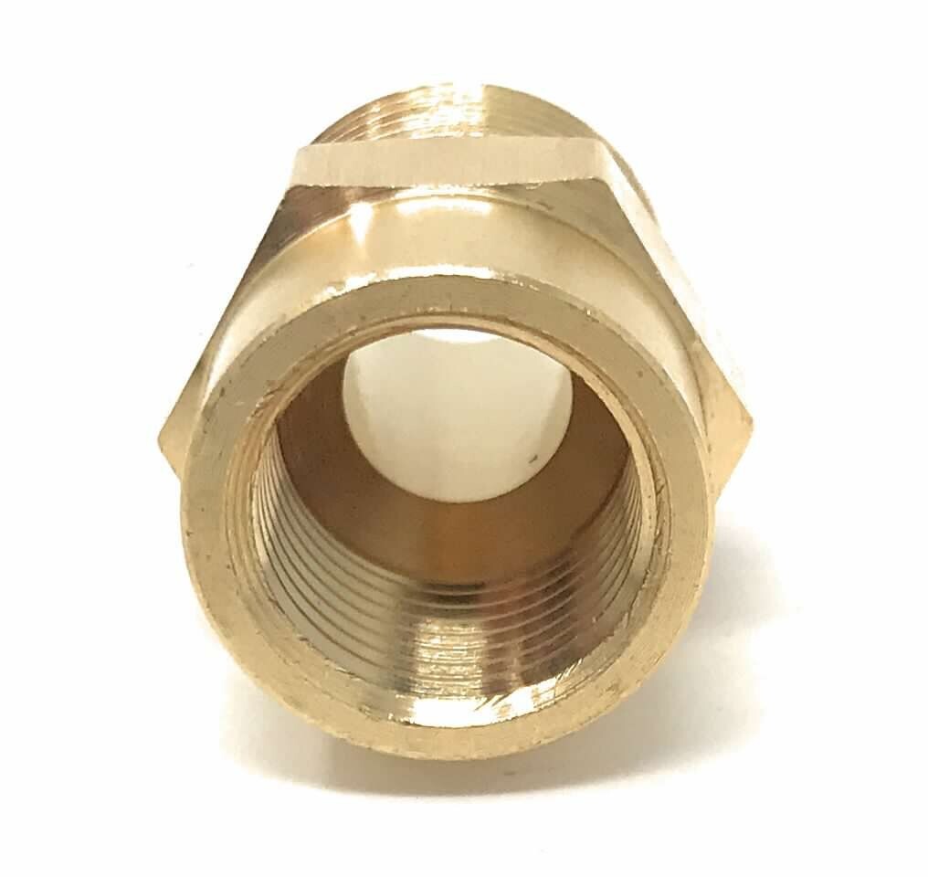 1/2″ Male Flare x 3/8 Female Flare Brass Reducer coupling to adapt 1/2″ to 3/8″