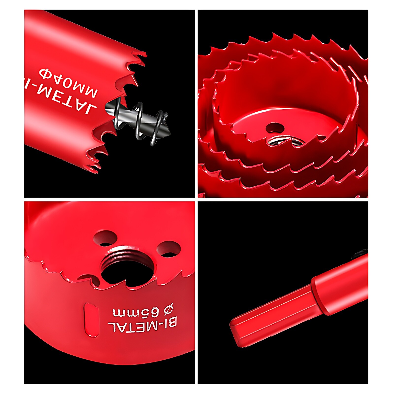 Bi metal Hole Saw 15mm-300mm Drill Bit Arbor Pilot Hole Saw Metal Wood Plastic