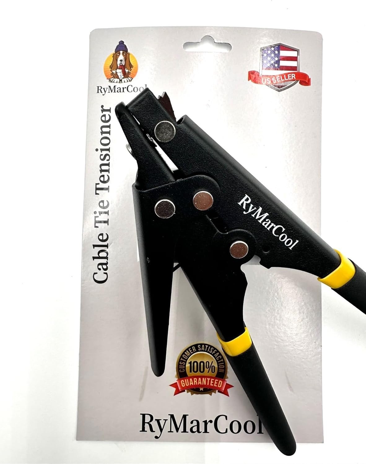 Cable Tie Tensioning Tool Durable Steel, Comfortable Handles, for HVAC and Trade