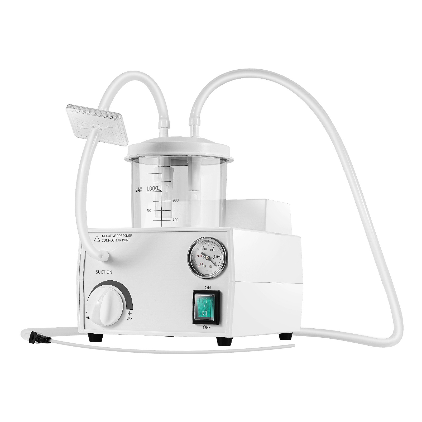 Vacuum Phlegm Quiet Suction Unit Portable Medical Emergency Aspirator Machine US